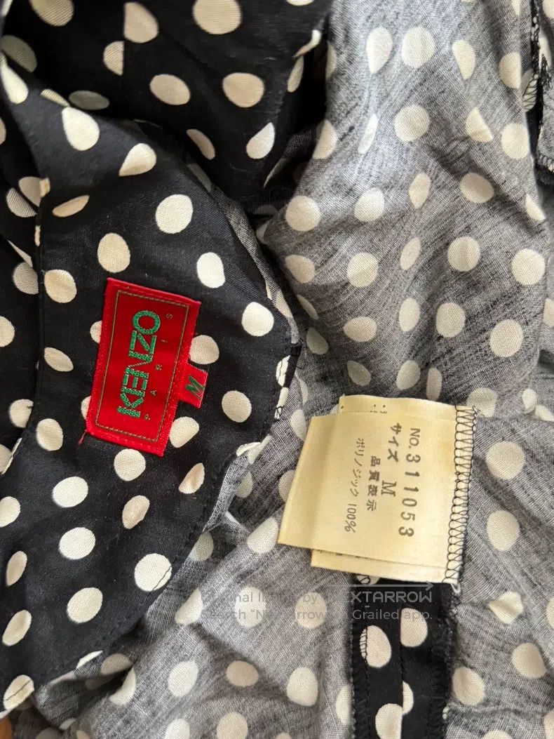 Kenzo Kenzo Black and white polka dot wrap-around dress Size M / US 6-8 / IT 42-44 - 8 Thumbnail