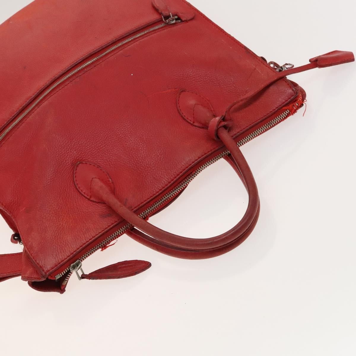 Louis Vuitton LOUIS VUITTON Hand Bag 2014stainless Steel Red Size ONE SIZE - 6 Thumbnail