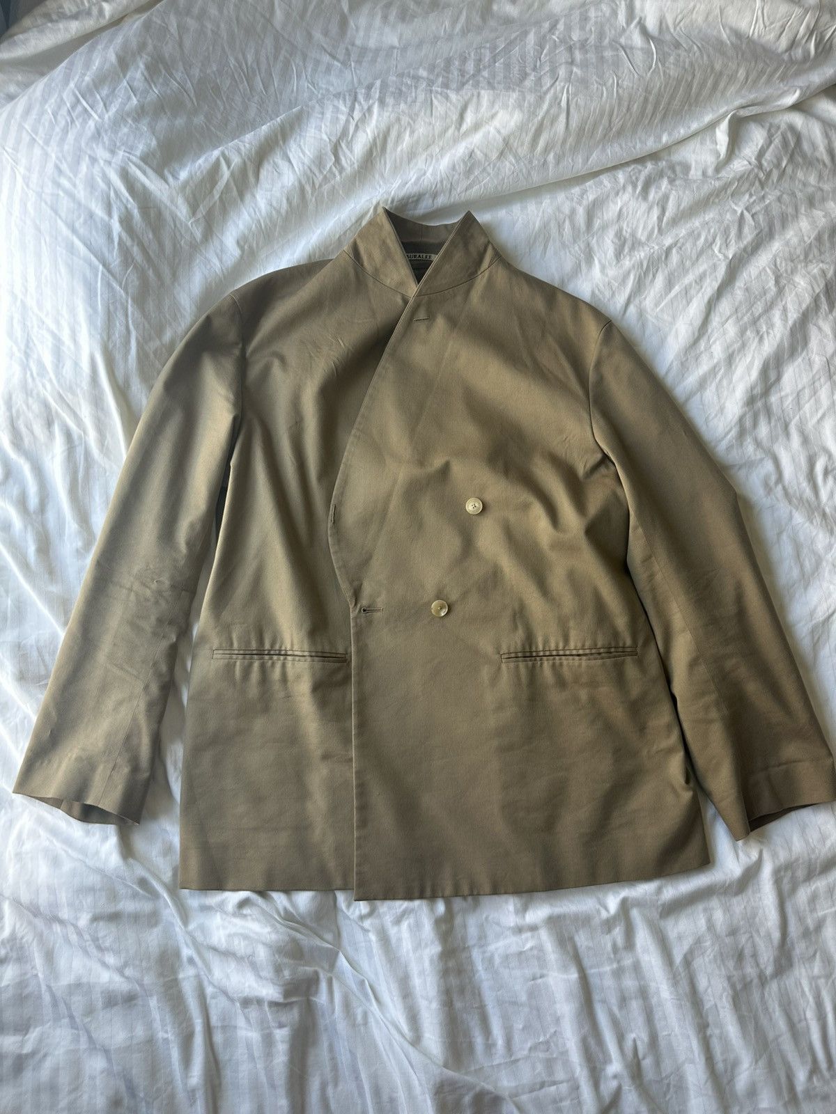 Auralee Auralee Washi Duck Canvas Blouson (sz 5) | Grailed