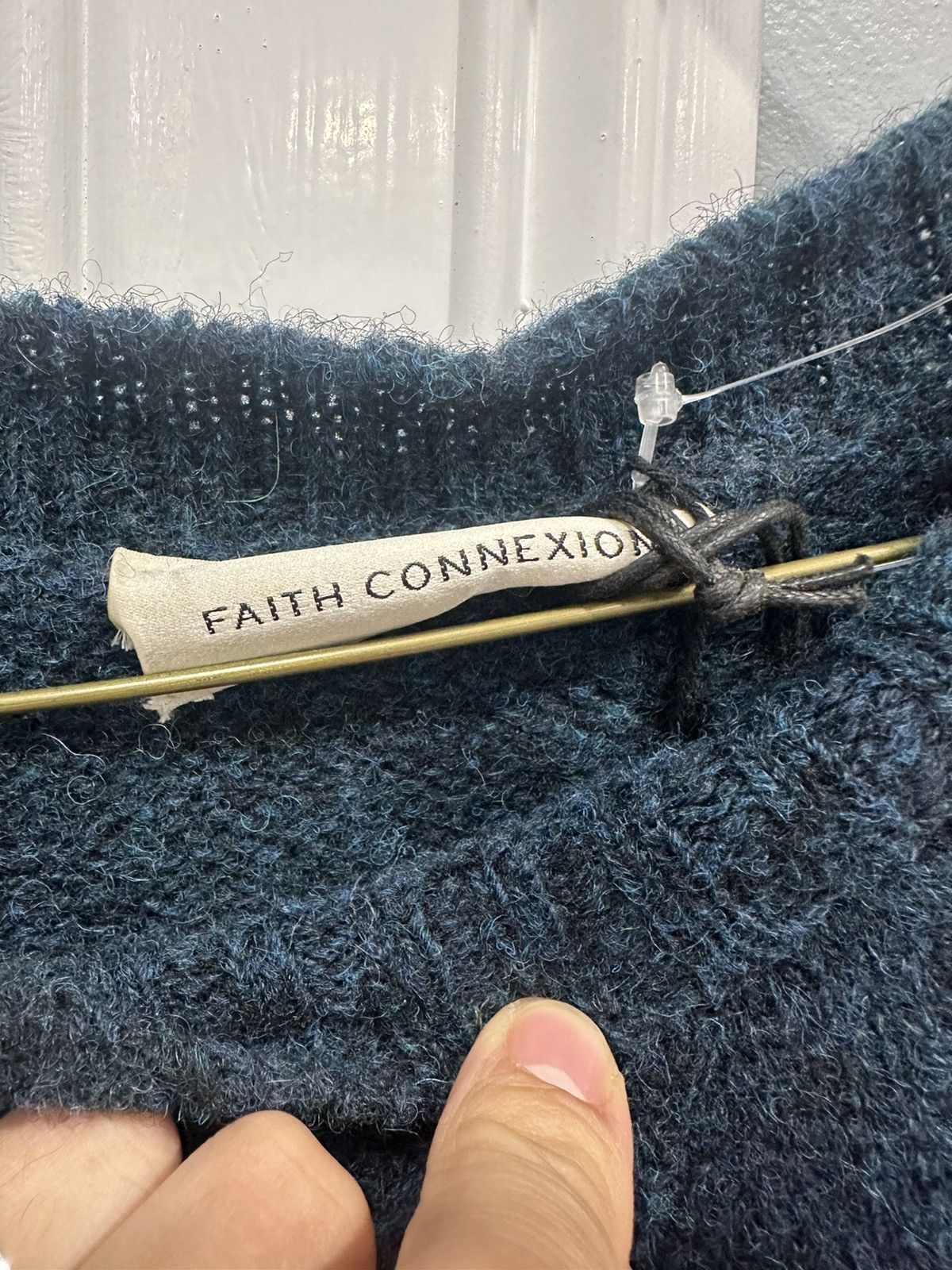 Faith Connexion FAITH CONNEXION HUSSARD BLEU SLACK NECK SWEATER Size US XL / EU 56 / 4 - 3 Thumbnail
