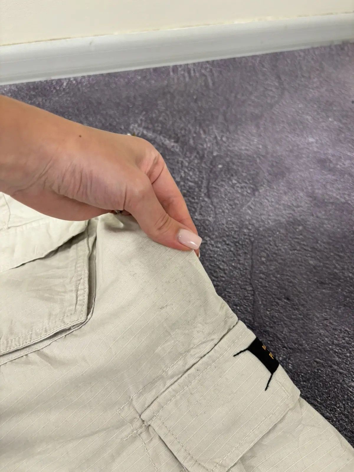 Polo Ralph Lauren × Ralph Lauren × Vintage Vintage Polo Jeans Ralph Lauren Utility Baggy Cargo Shorts Size US 38 / EU 54 - 11 Thumbnail