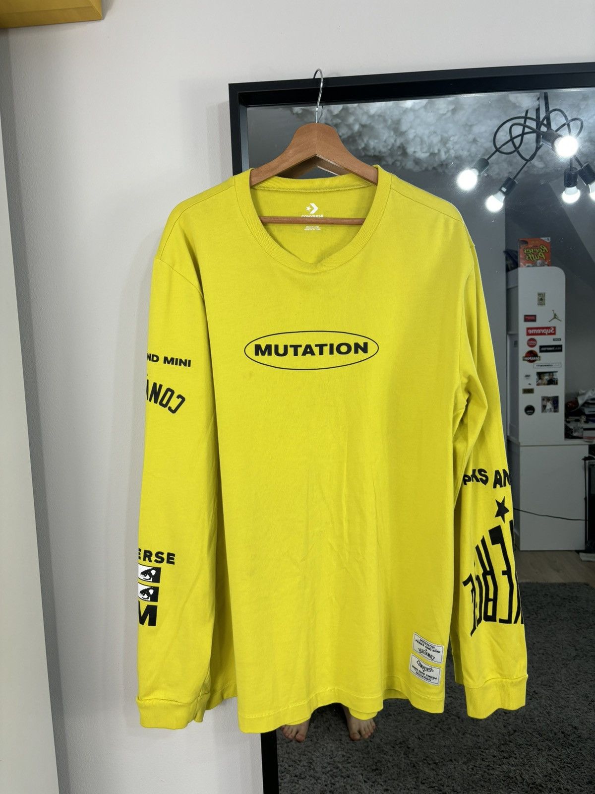 Balenciaga × Japanese Brand × Vans 5XL Balenciaga Style Long Big Hip Hop Longsleeve Hoodie Vans Size US XL / EU 56 / 4 - 7 Thumbnail