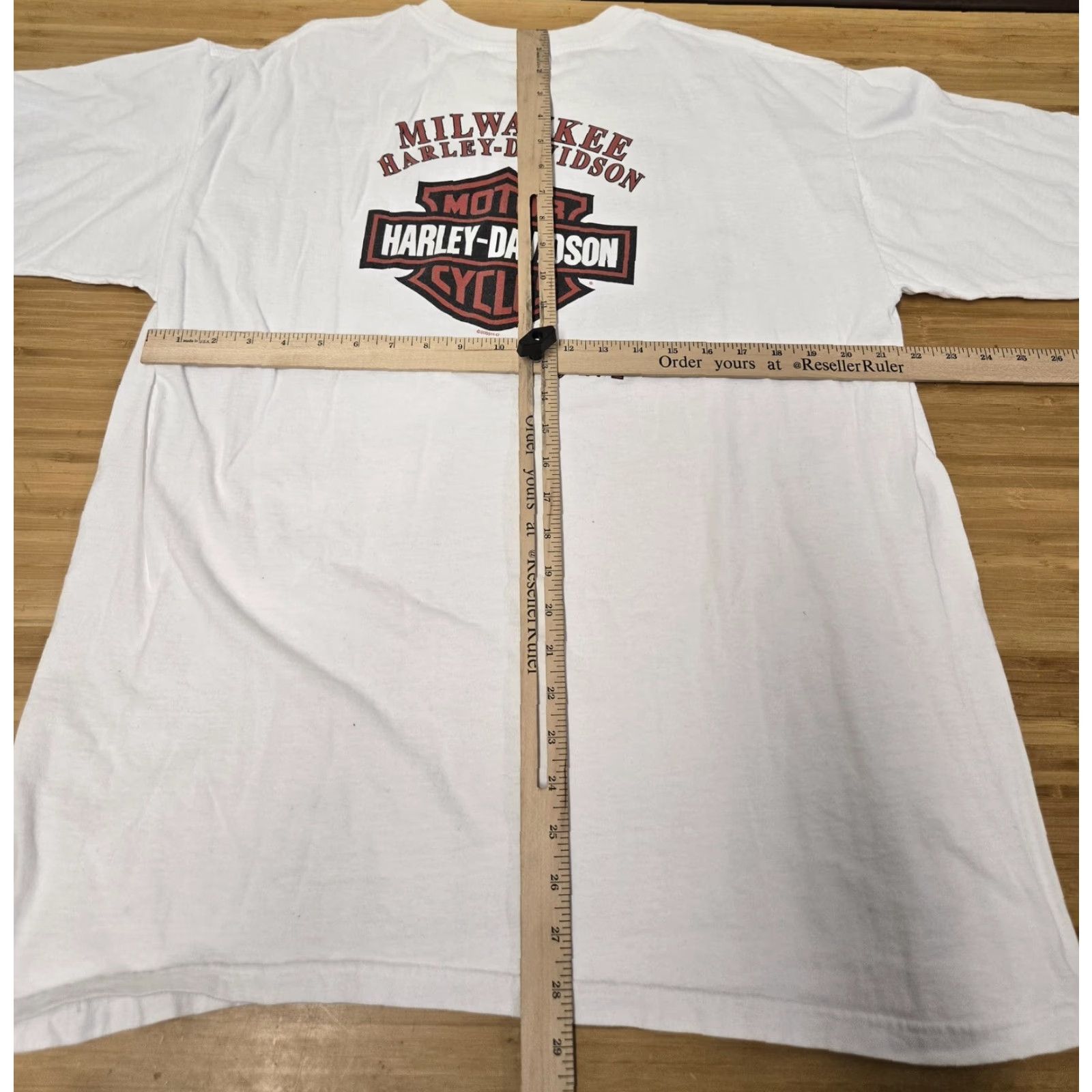 Harley Davidson VINTAGE Harley-Davidson Shirt Mens XL White 100th Anniversary Milwaukee USA 2003 Size US XL / EU 56 / 4 - 7 Thumbnail