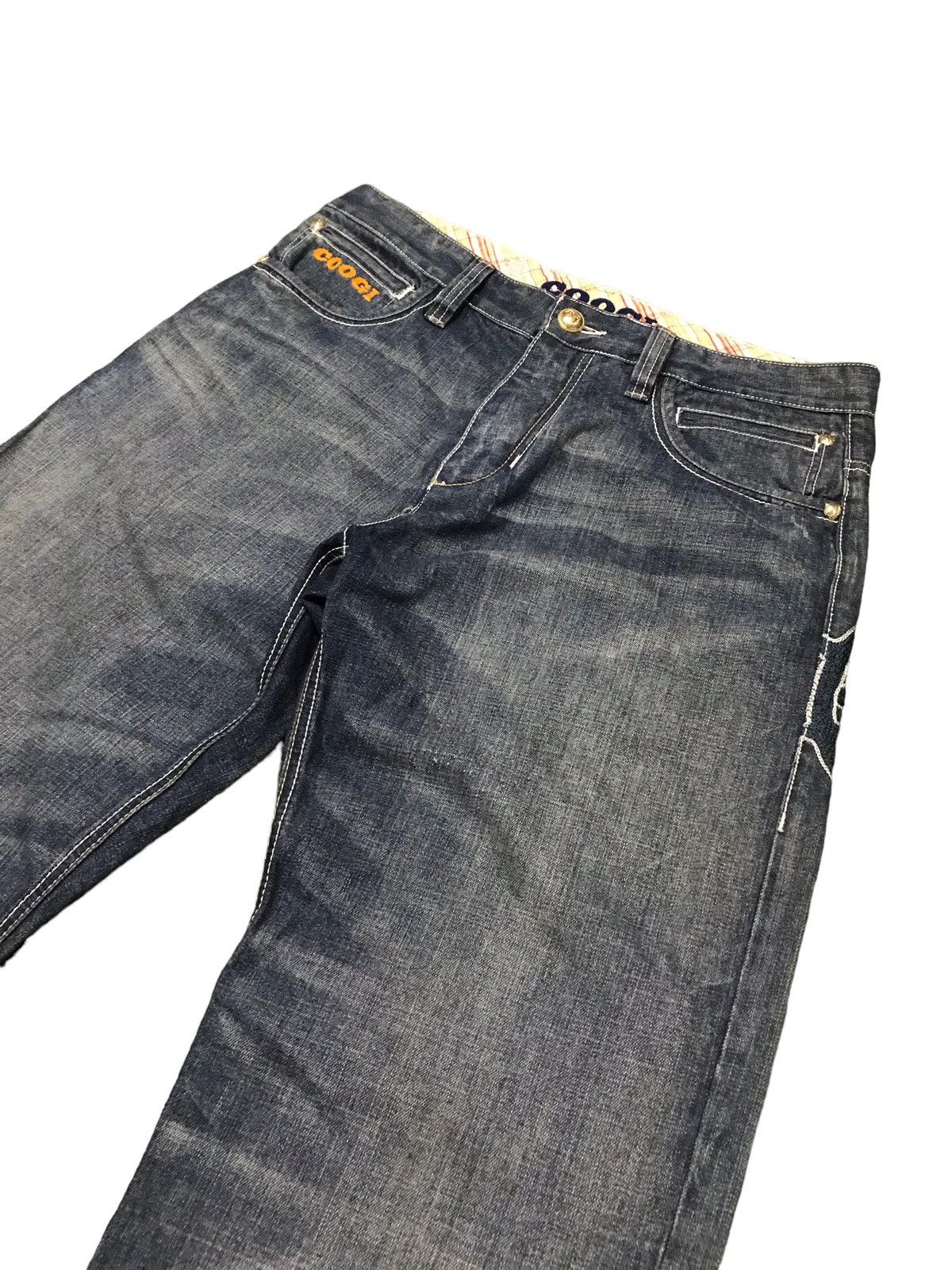 Affliction 🔥🔥Crazy Rare Affliction Style Coogi Y2K Embroidery Jeans Size US 38 / EU 54 - 4 Thumbnail