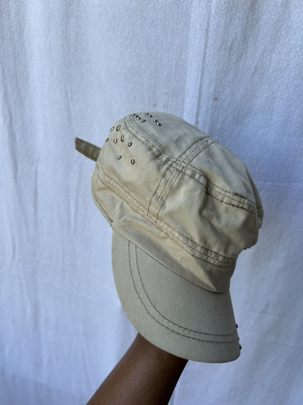 If Six Was Nine × Japanese Brand × Le Grande Bleu (L.G.B.) Studded distressed japanese style hats Size ONE SIZE - 2 Thumbnail