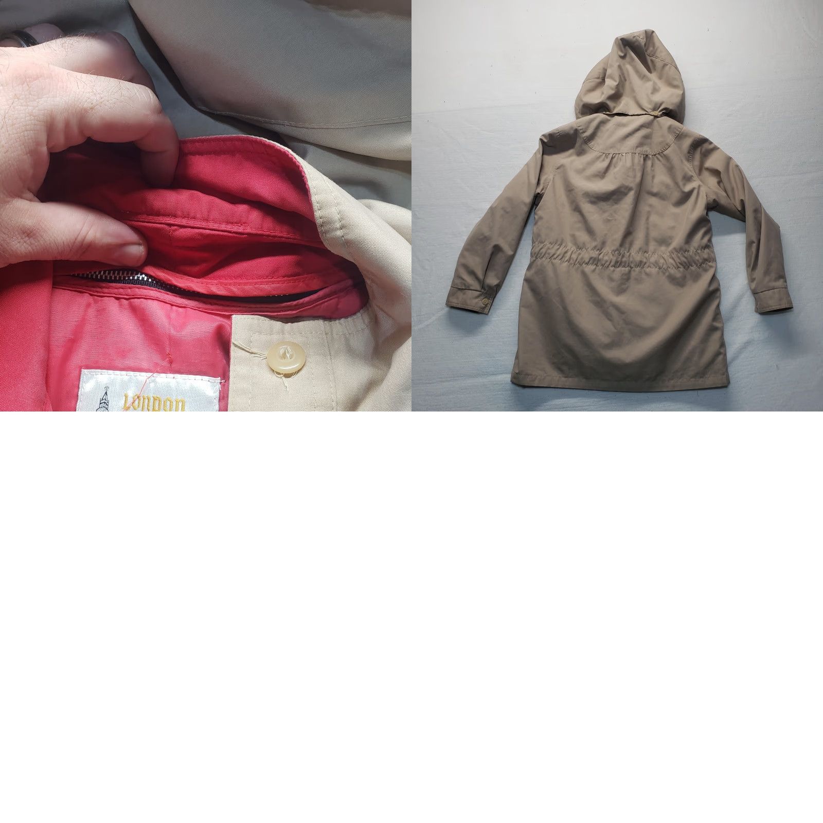 London Fog London Fog Jacket Women Beige Hooded Outdoor 8 Size M / US 6-8 / IT 42-44 - 8 Thumbnail