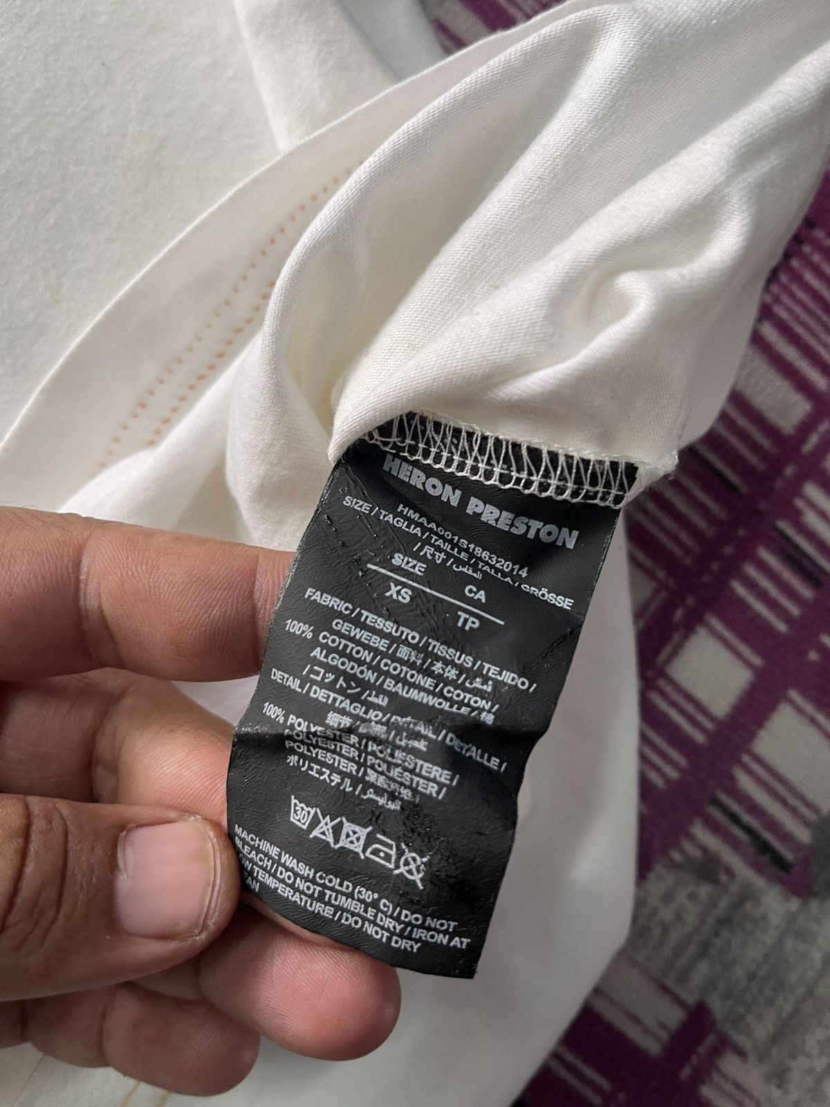 Heron Preston VINTAGE HERON PRESTON NASA EMBROIDERY VERY RARE Size US XS / EU 42 / 0 - 7 Thumbnail