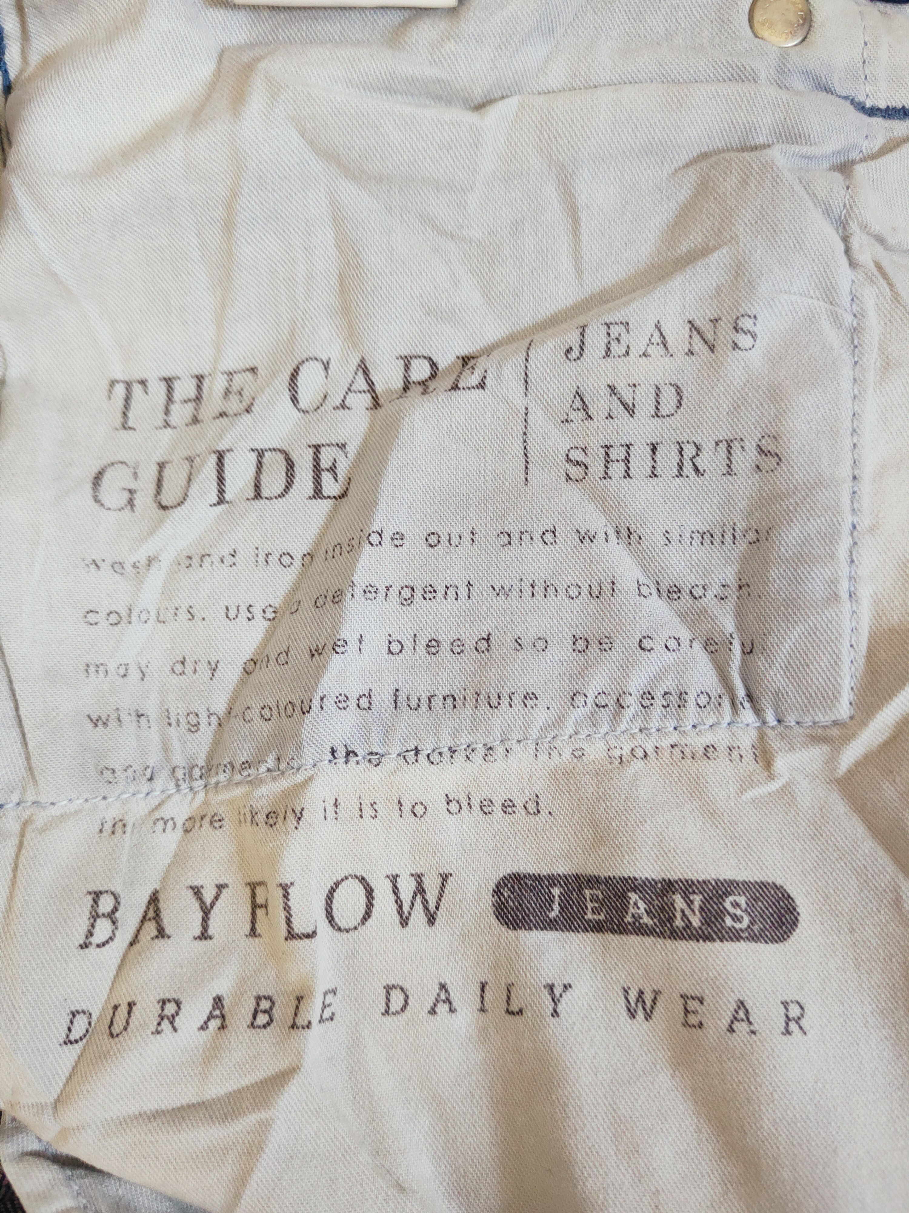 Bayflow Blue Faded Distressed Ripped Jeans #S2652