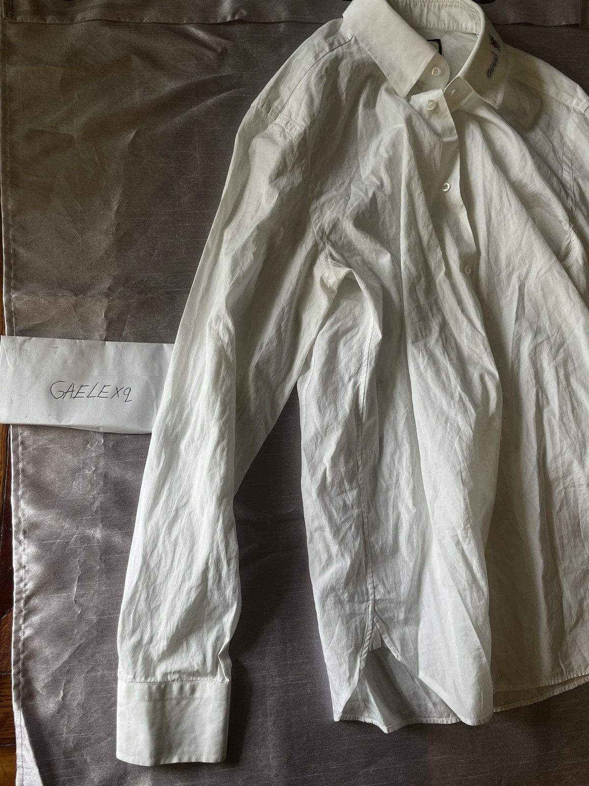 Gucci gucci white dress shirt Size US M / EU 48-50 / 2 - 2 Thumbnail