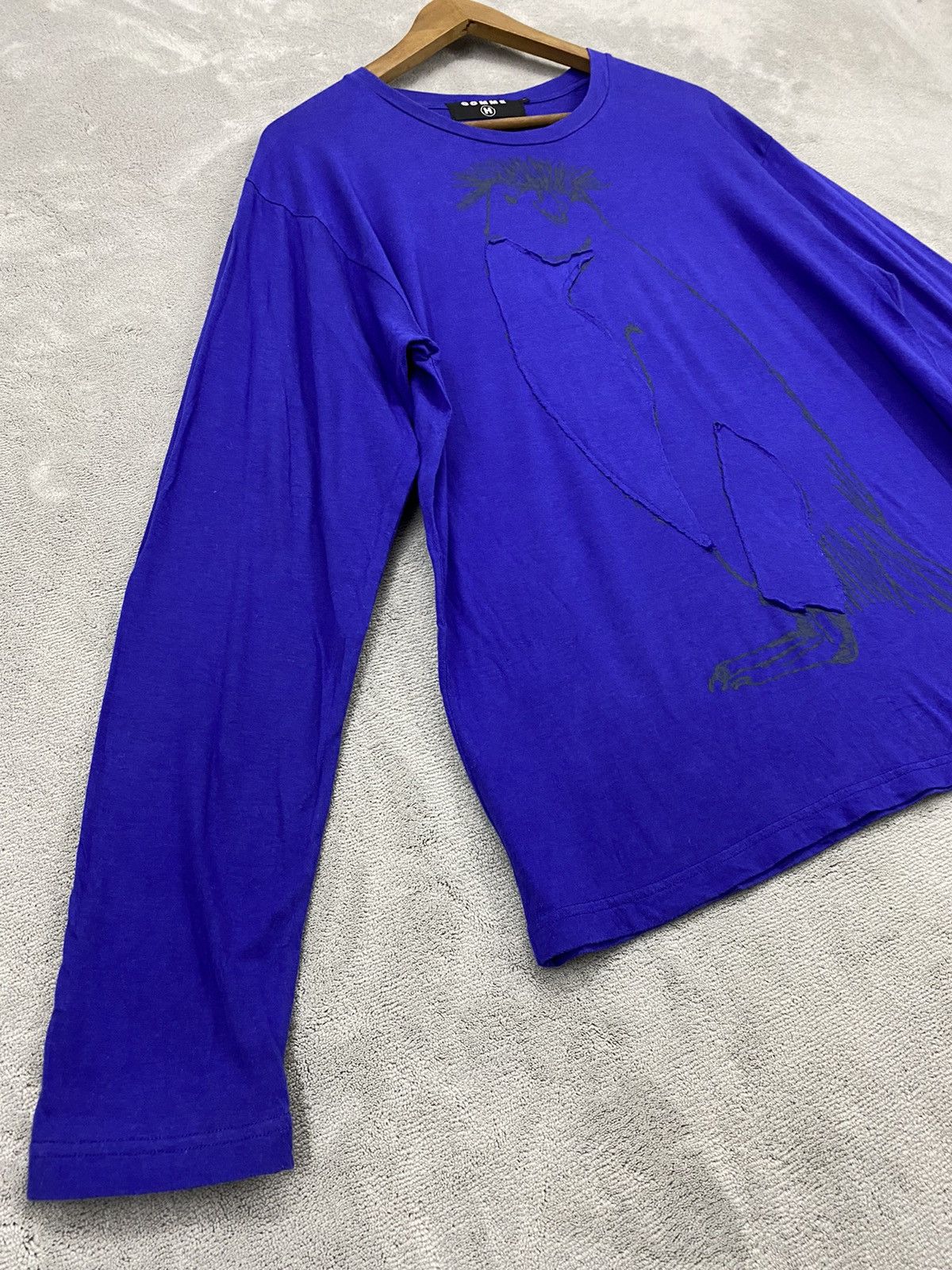 Yohji Yamamoto GOMME HOMME RARE DESIGN LONG SLEEVE T-SHIRT Size US M / EU 48-50 / 2 - 6 Thumbnail
