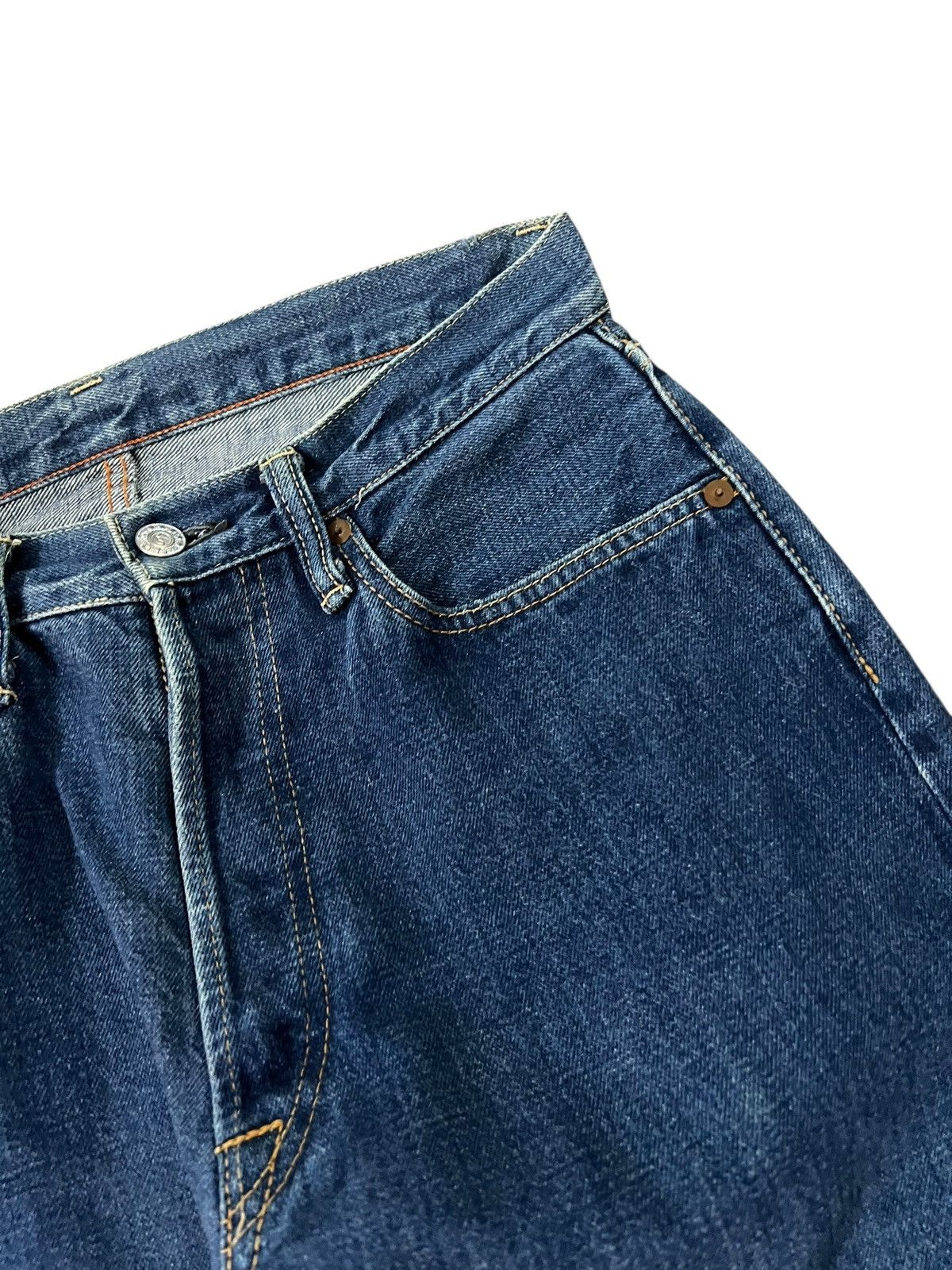 45rpm Vintage 45Rpm Distress Selvedge Jean Japan Size US 28 / EU 44 - 8 Thumbnail