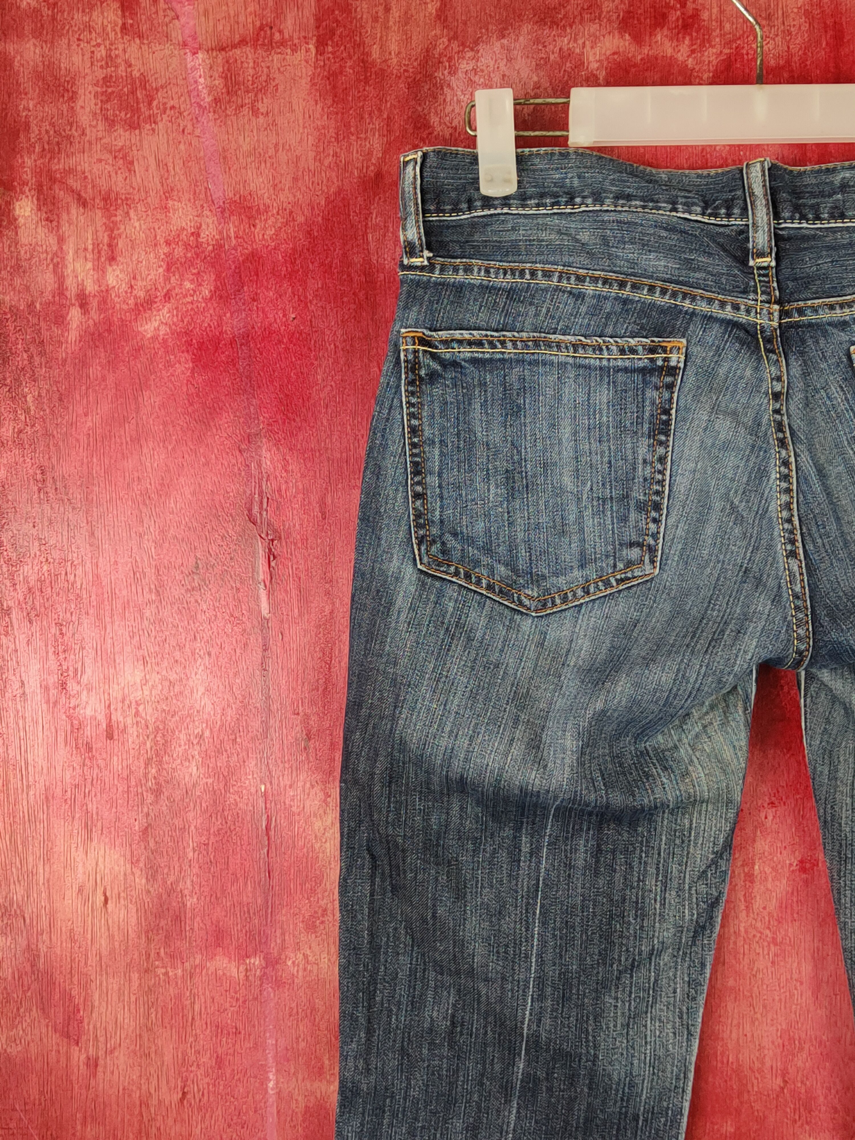 Gap Gap Dark Blue Distressed Ripped Jeans#S1806 Size 30" / US 8 / IT 44 - 8 Thumbnail