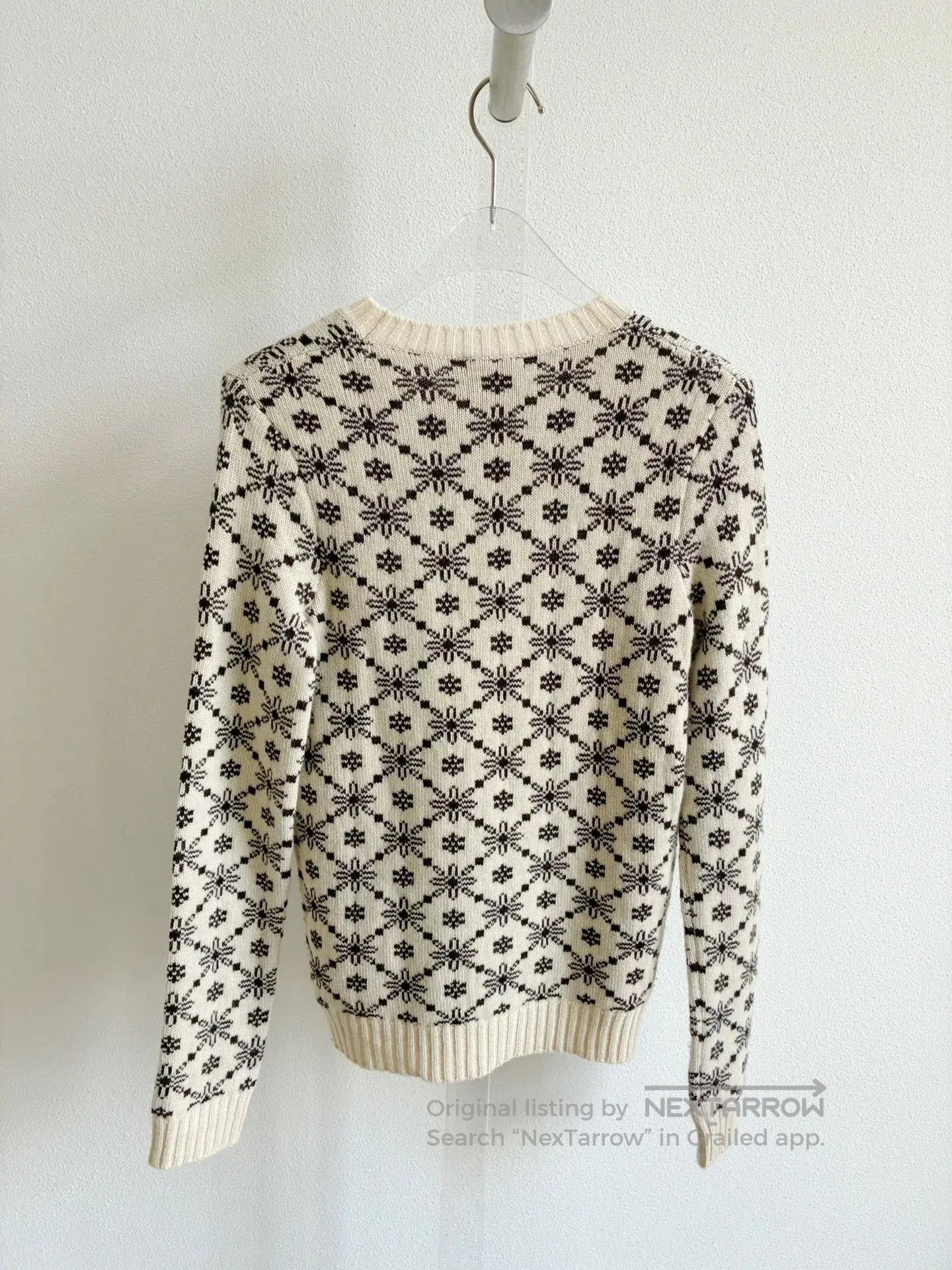 Chanel Chanel Snowflake Cashmere Sweater. Size XXS / US 00 / IT 34 - 3 Thumbnail