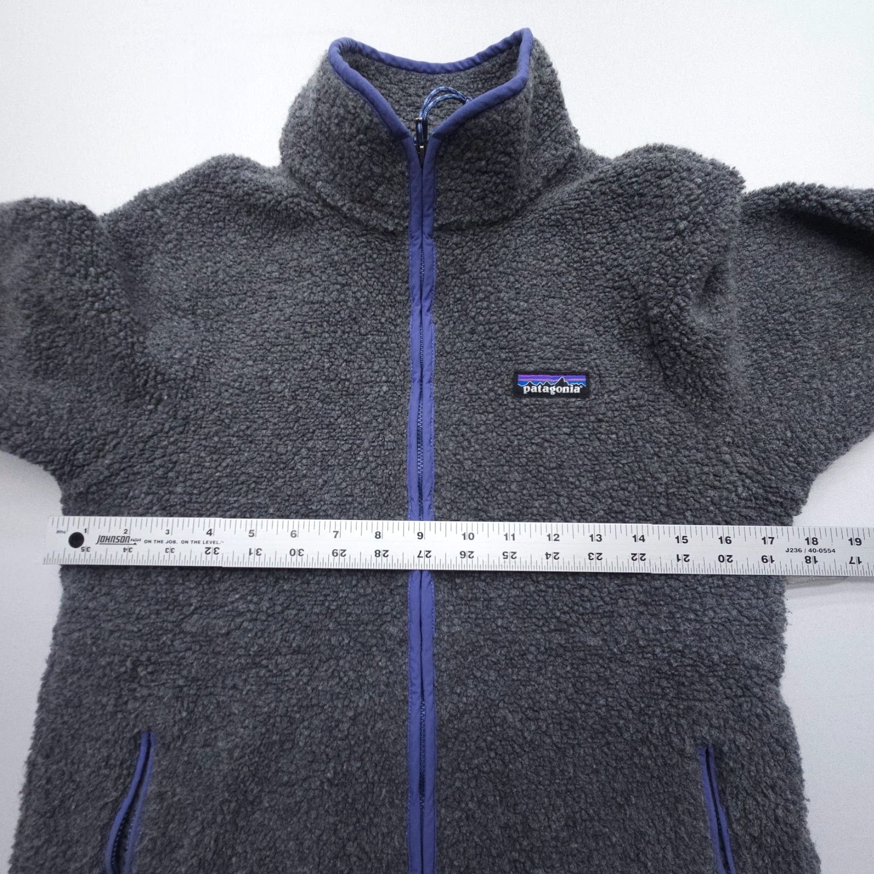 Patagonia Patagonia Reclaimed Fleece Jacket Womens XS Gray Solid Logo Zip Jacket Size XS / US 0-2 / IT 36-38 - 8 Thumbnail