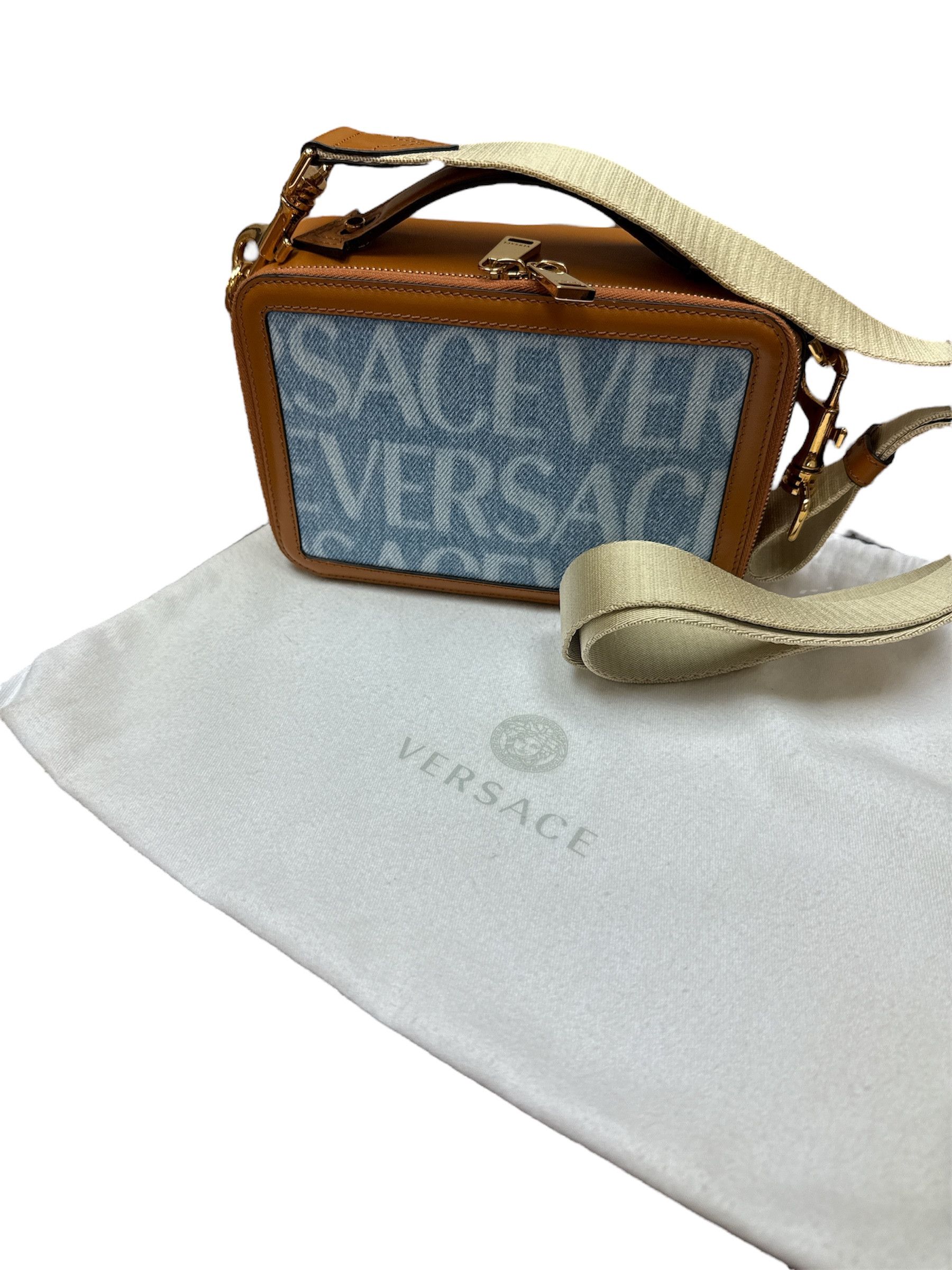 Versace Versace leather denim camera bag Size ONE SIZE - 8 Thumbnail