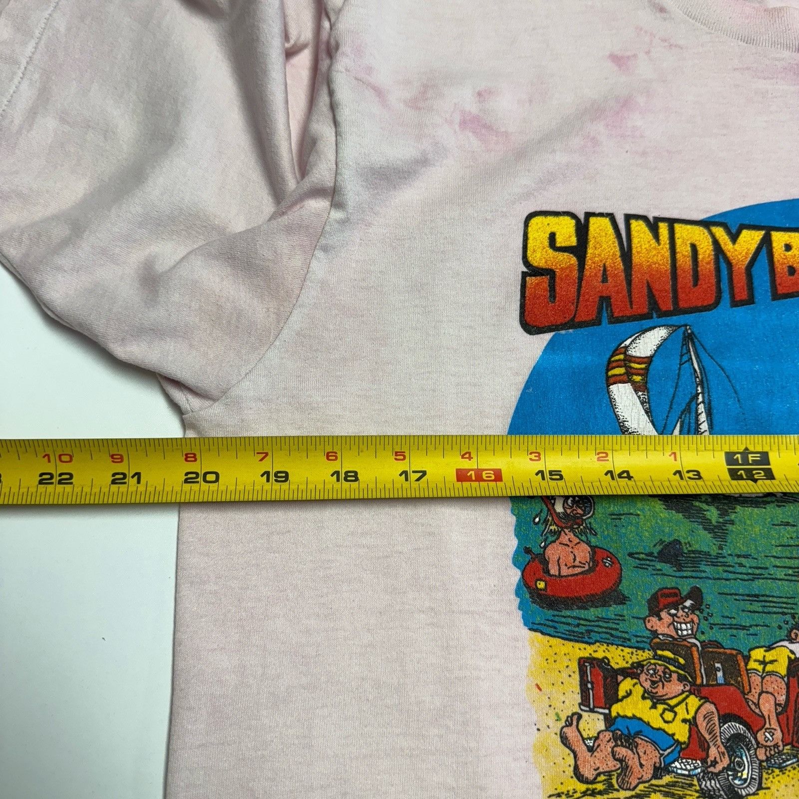 Vintage Vintage Sandy Beach Club The Reef Mexico Funny Party T Shirt Size US L / EU 52-54 / 3 - 10 Thumbnail