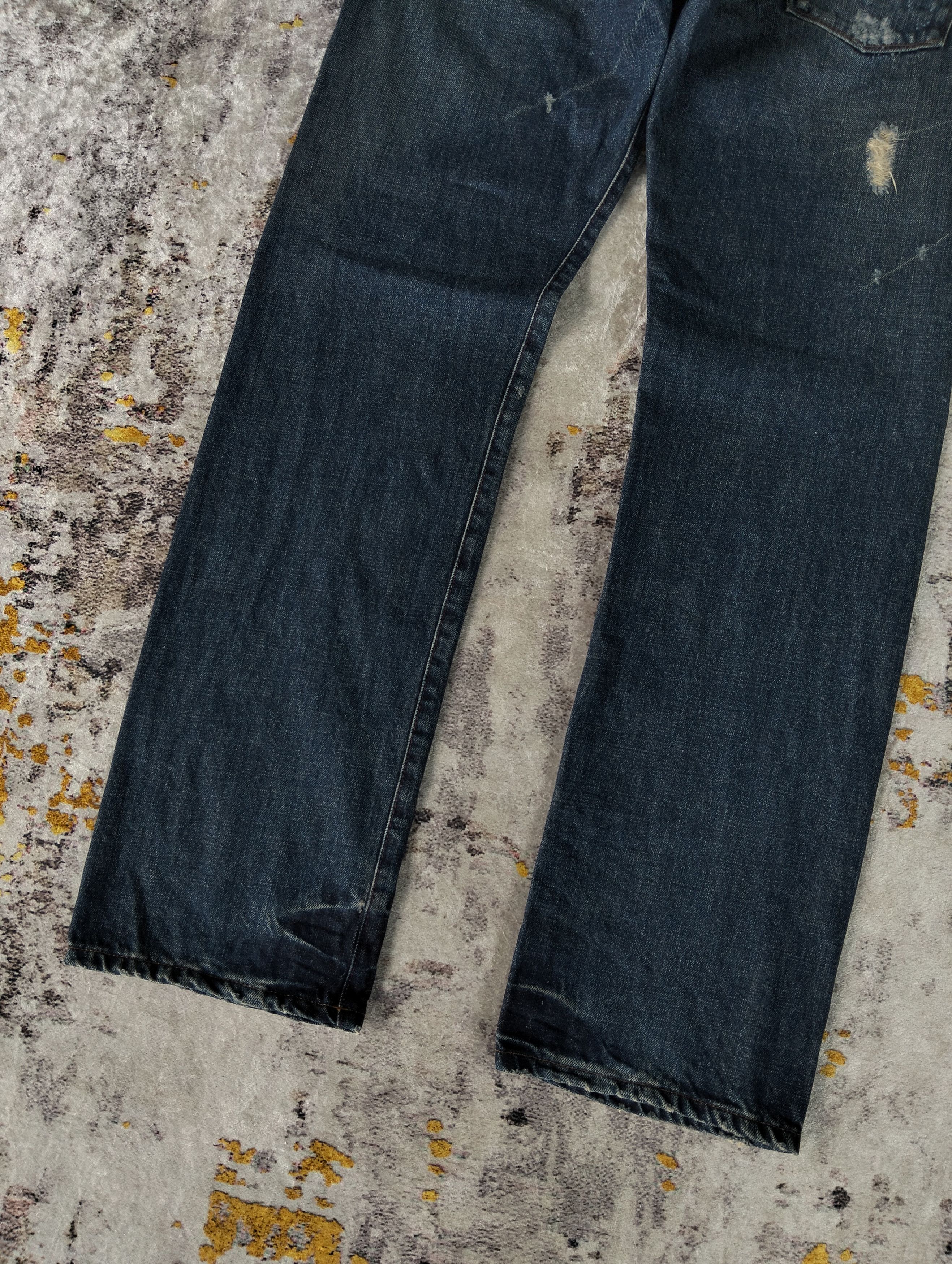 Paul Smith Paul Smith Jeans Button Fly Paint Splatter Distressed Denim Size US 32 / EU 48 - 4 Thumbnail