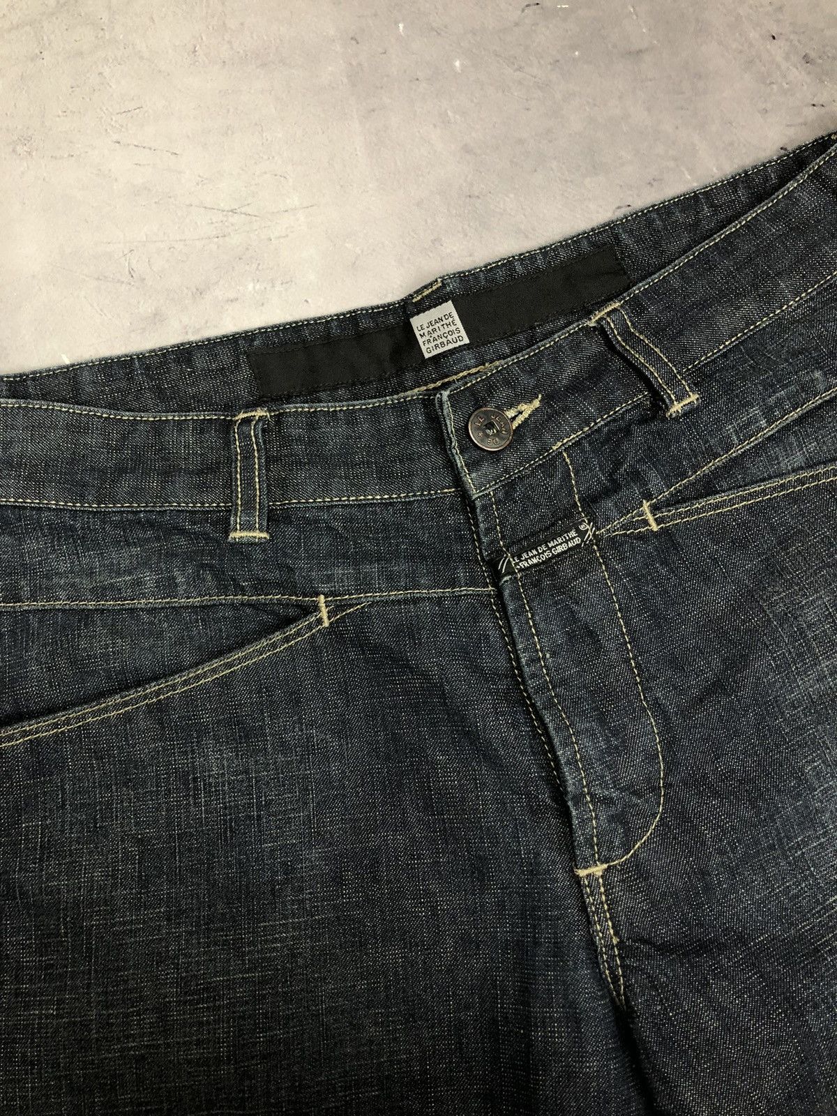 Marithe + Francois Girbaud × Vintage MARITHE FRANCOIS GIRBAUD DOUBLE KNEE WOMEN Size 32" / US 10 / IT 46 - 7 Thumbnail