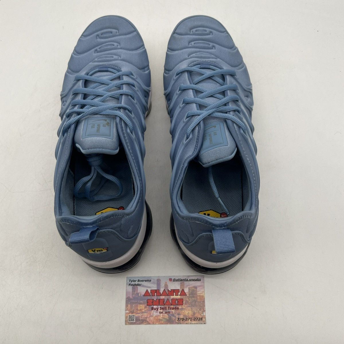Nike Air VaporMax plus work blue Size US 12 / EU 45 - 6 Thumbnail