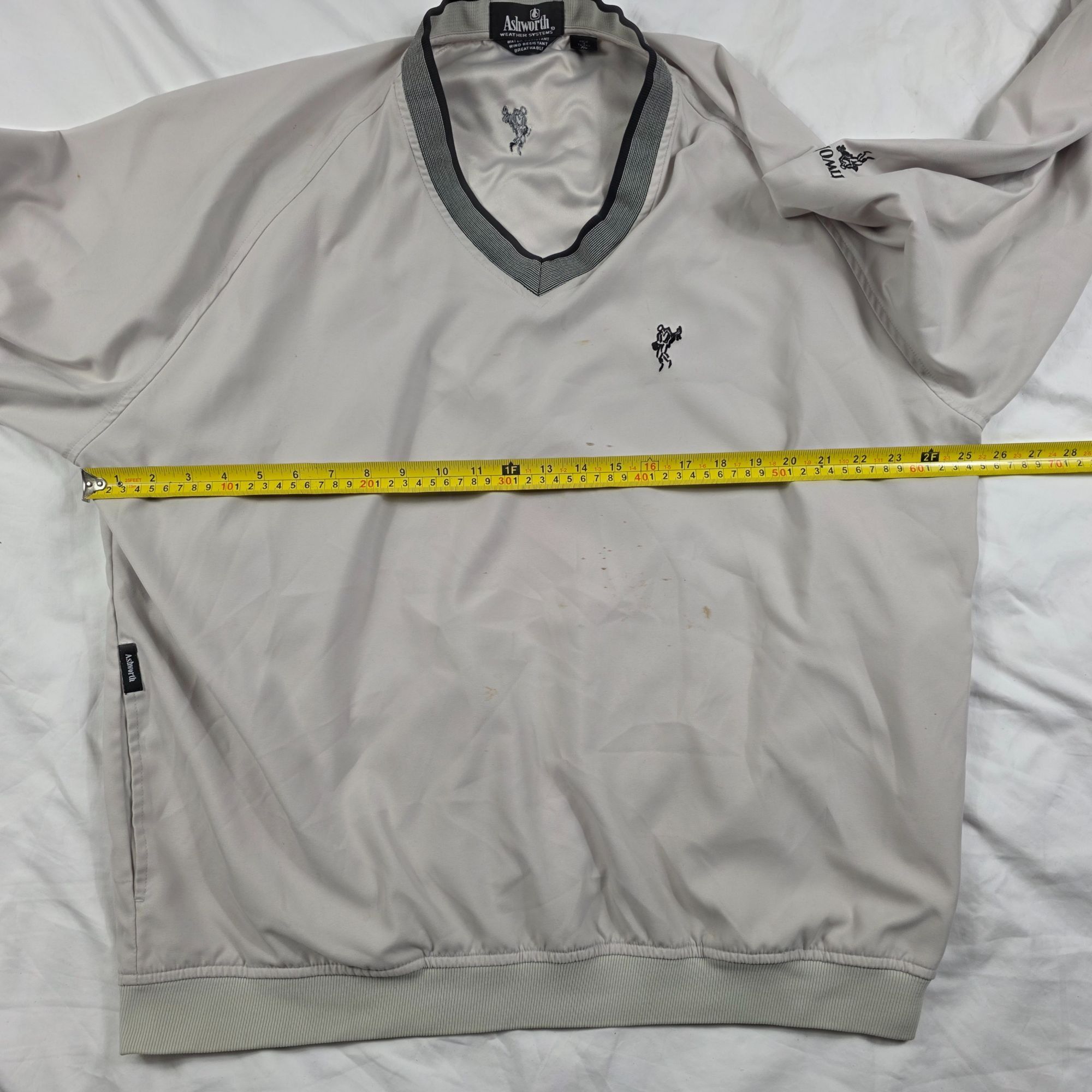 Ashworth Ashworth Golf Pullover Jacket Mens XL Beige Windbreaker Rain Size US XL / EU 56 / 4 - 6 Thumbnail
