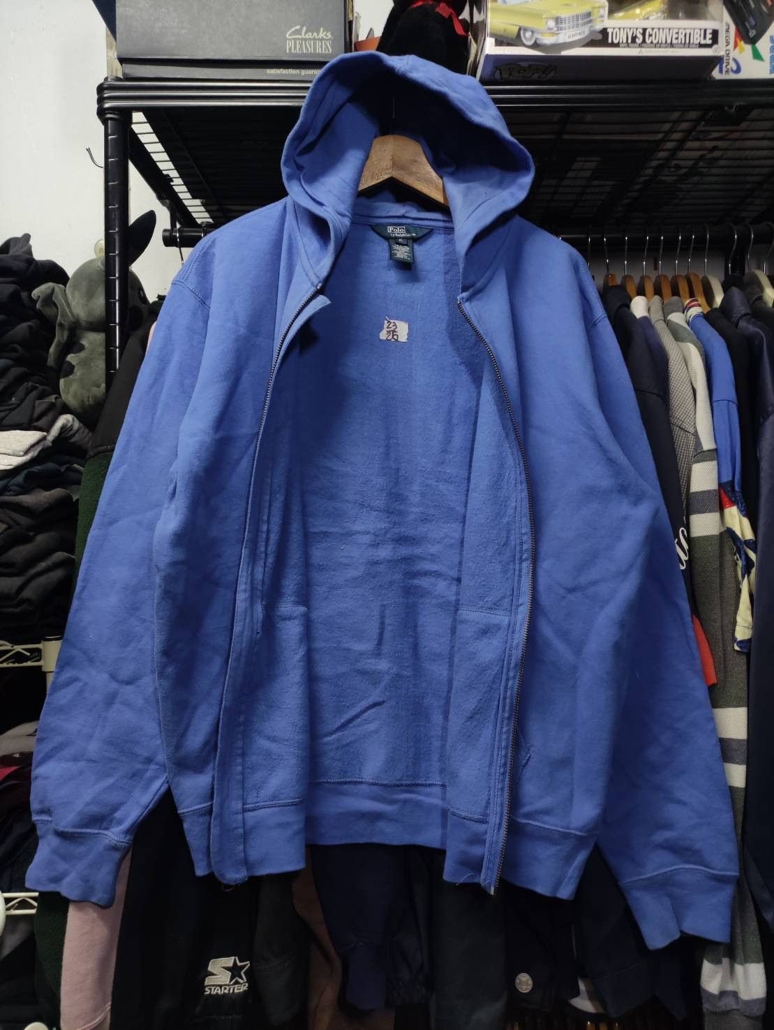 Polo Ralph Lauren Vtg 90's Polo Ralph Lauren Zip Up Hoodie Size US XL / EU 56 / 4 - 3 Thumbnail