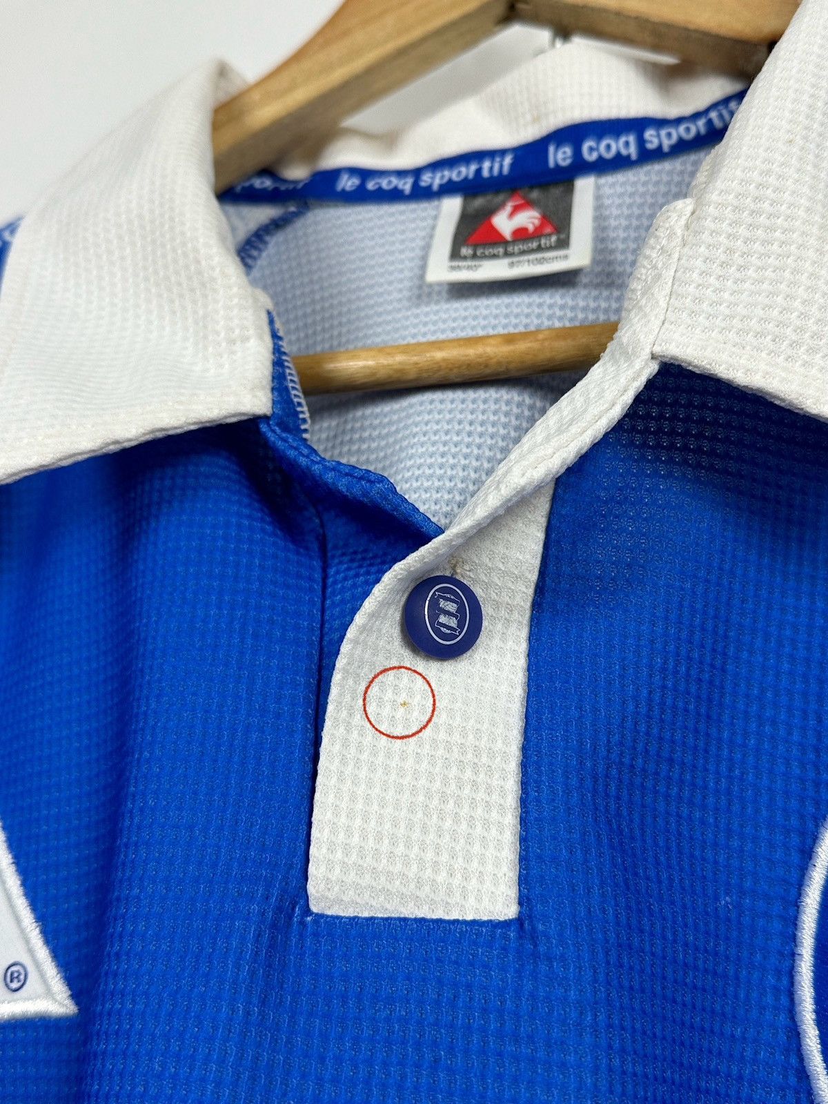 Le Coq Sportif 1998/99 Le Coq Sportif Birmingham City Vintage Soccer Jersey Size US L / EU 52-54 / 3 - 23 Thumbnail
