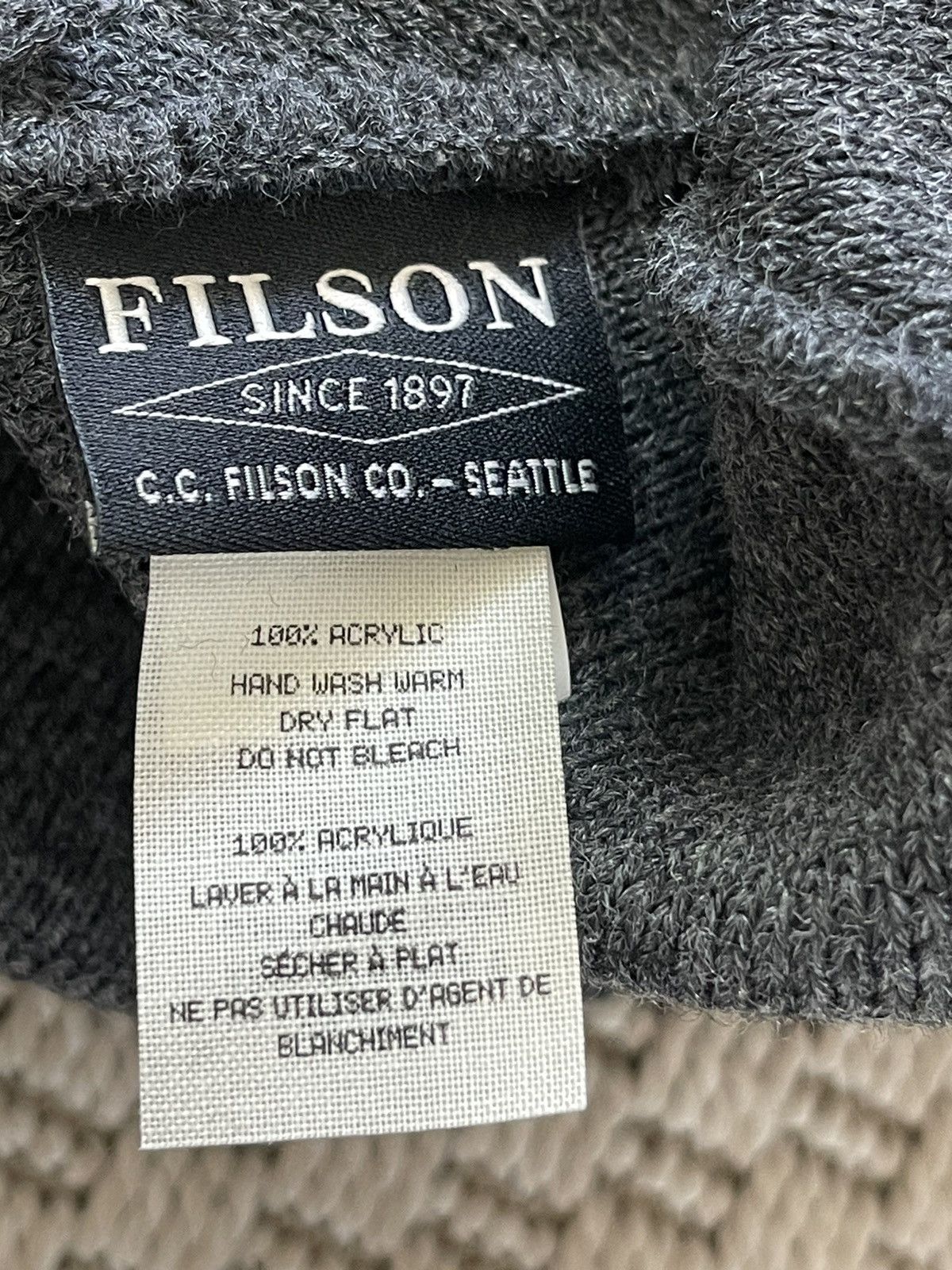 Filson Filson men’s logo beanies Grey one size NWT Size ONE SIZE - 8 Thumbnail