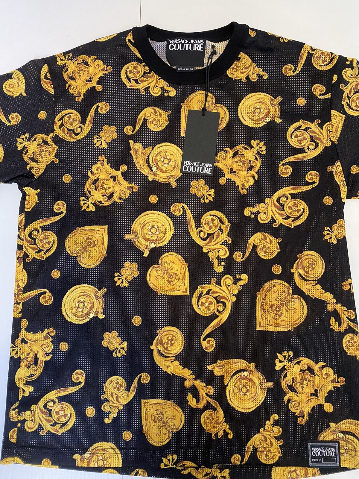 Versace Jeans Couture Versace Jeans Culture Jewels Mesh Print T-shirt, size M, Size US M / EU 48-50 / 2 - 4 Thumbnail