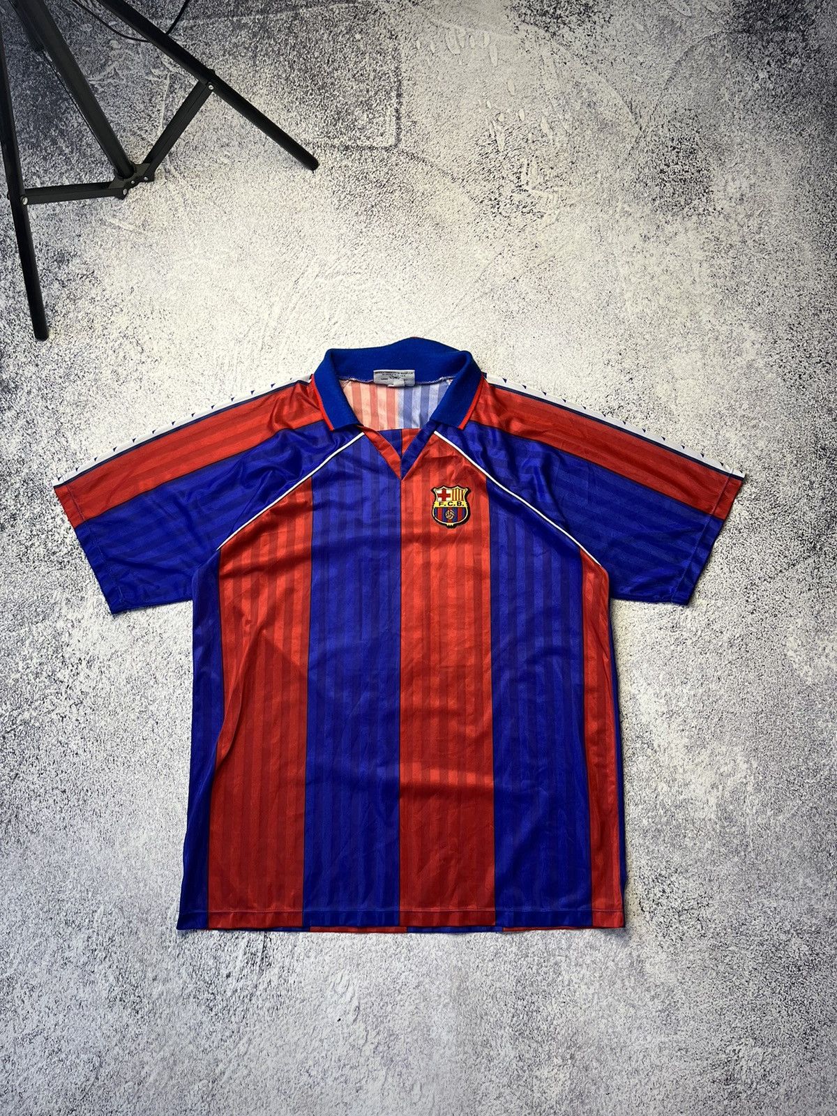 Vintage FC BARCELONA Vintage Romario #10 Football Soccer Jersey Size US L / EU 52-54 / 3 - 11 Thumbnail