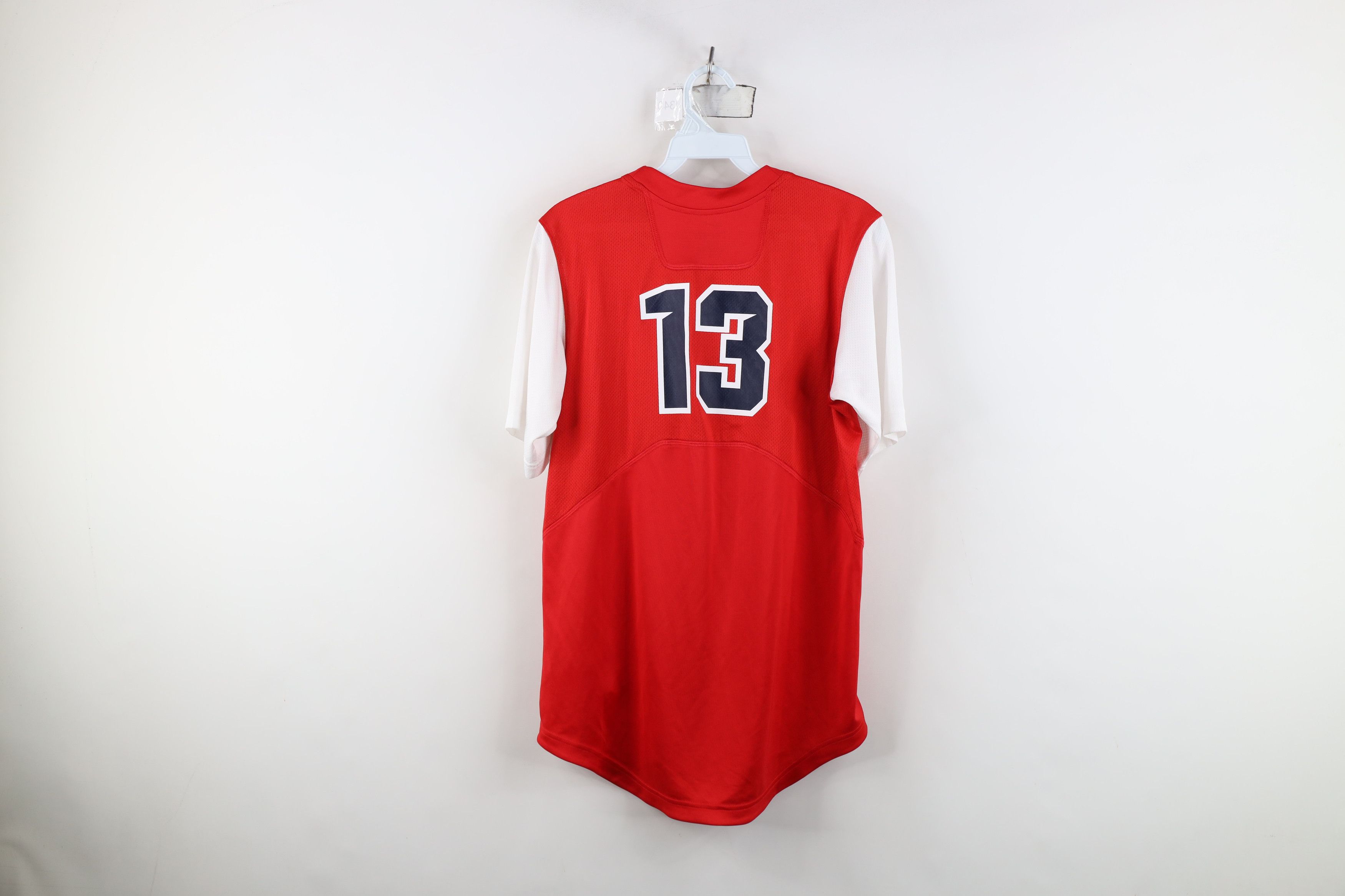 Nike Nike Issued USA Softball Short Sleeve Jersey Shirt Red #13 Size M / US 6-8 / IT 42-44 - 12 Thumbnail