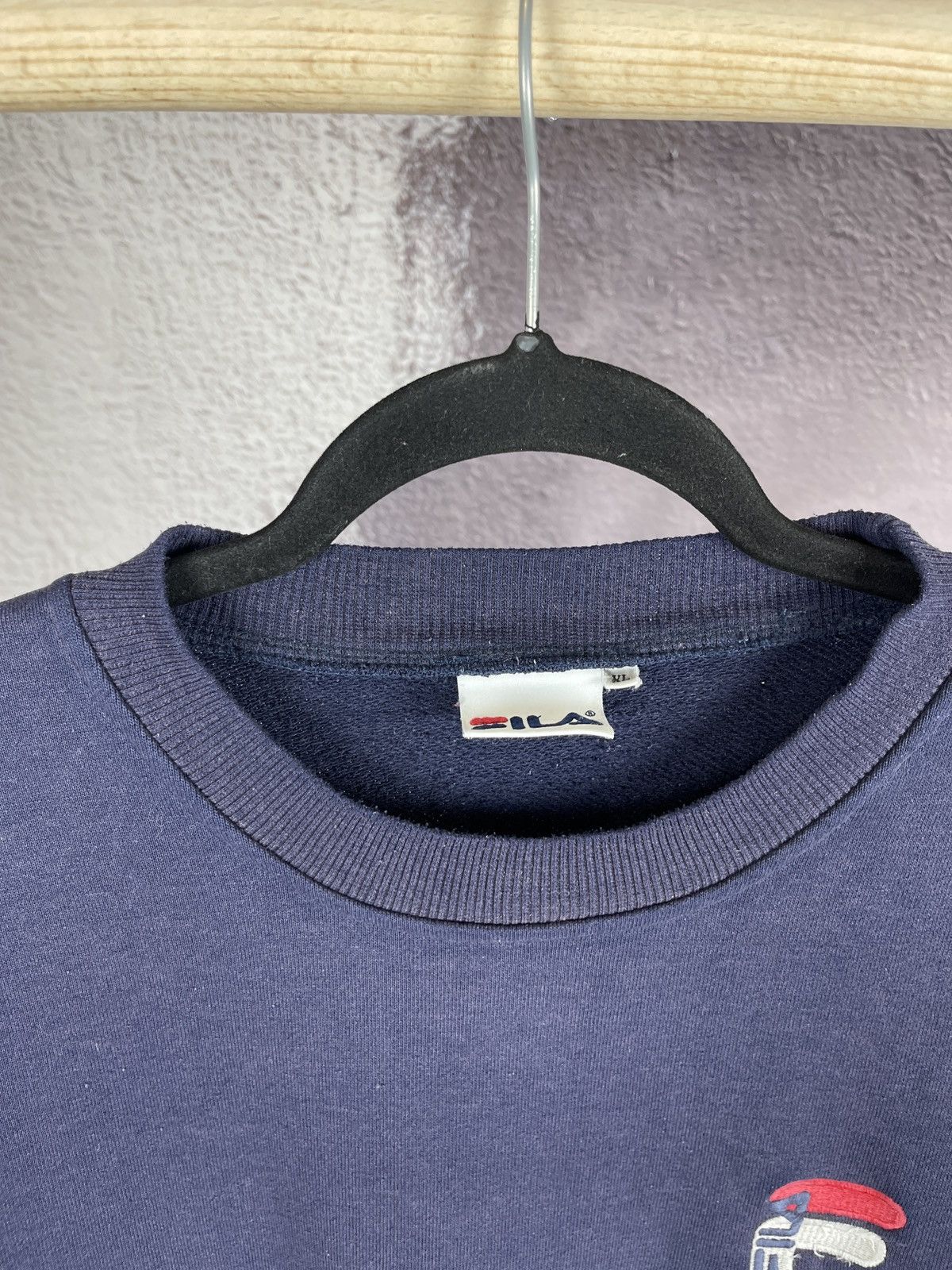 Fila Fila vintage faded small logo sweatshirt Size US XL / EU 56 / 4 - 5 Thumbnail