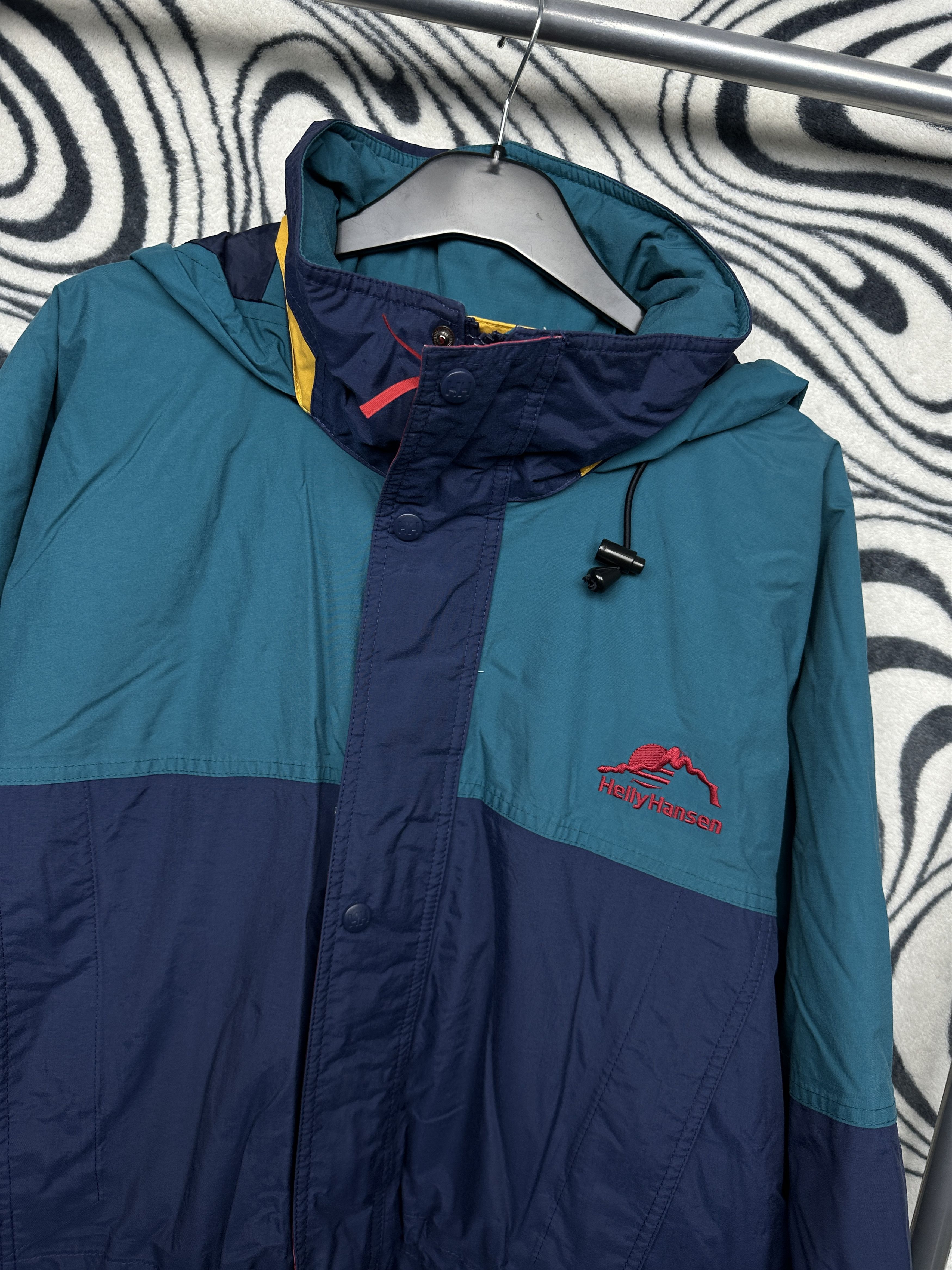 Helly Hansen Helly Hansen 90s Vintage Mens Windbreaker Jacket Size US L / EU 52-54 / 3 - 2 Thumbnail