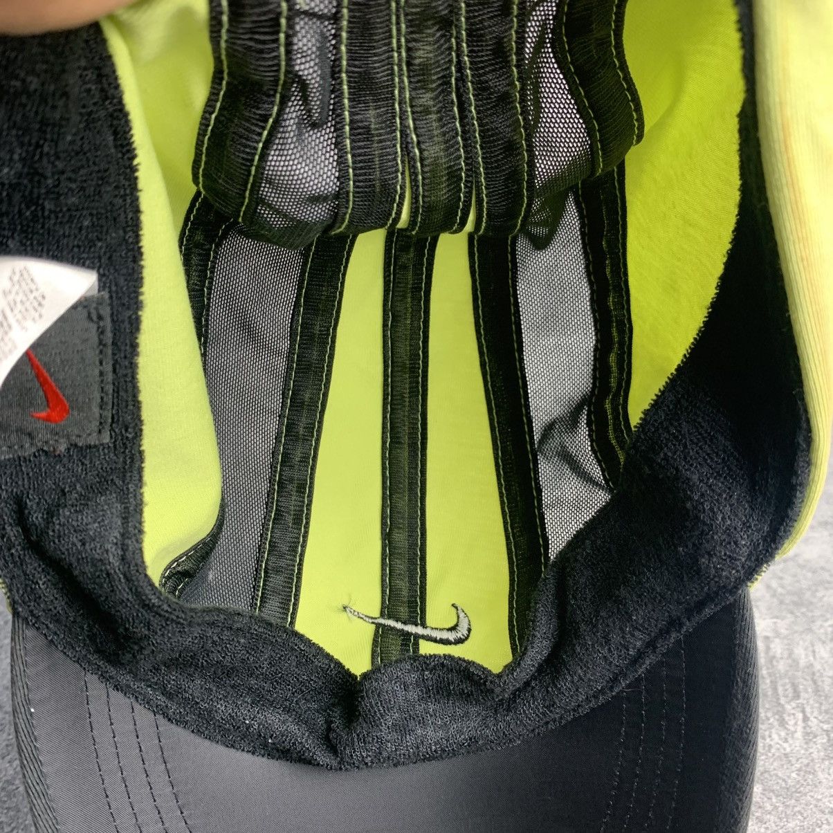 Nike Vintage Nike Clima FIT Yellow Running Hat U9CCh Size ONE SIZE - 5 Thumbnail