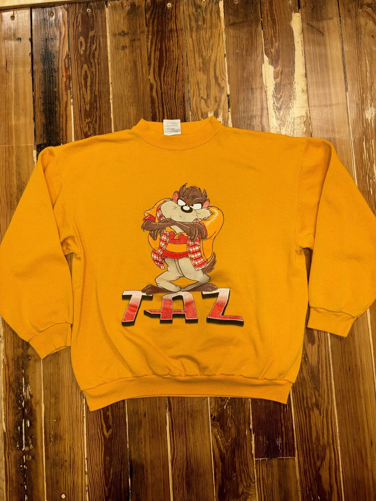 Vintage ❤️‍🔥Vintage❤️‍🔥 Looney Tunes Taz Tasmanian Devil crewneck Size US L / EU 52-54 / 3 - 1 Thumbnail