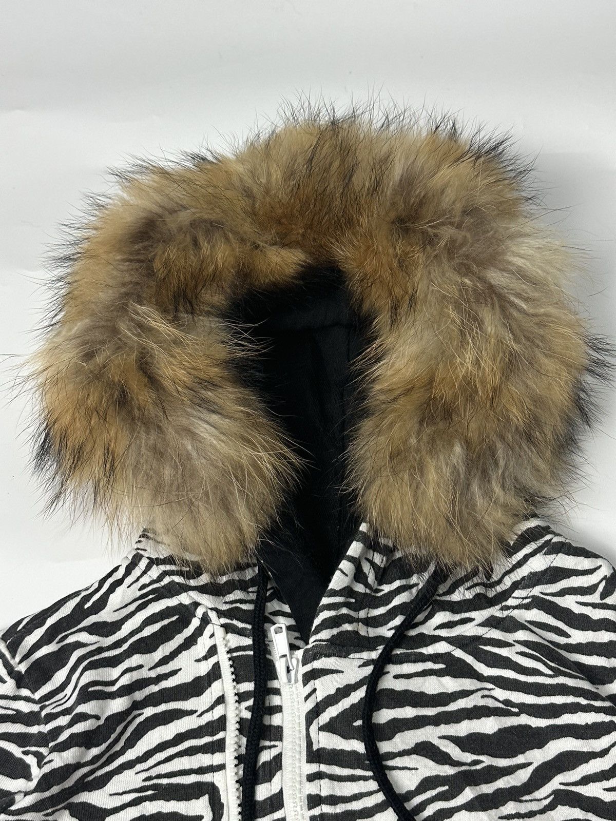 If Six Was Nine × Japanese Brand × Le Grande Bleu (L.G.B.) Fur Hoodie Double Zipper Adjon lgb style Size US S / EU 44-46 / 1 - 8 Thumbnail