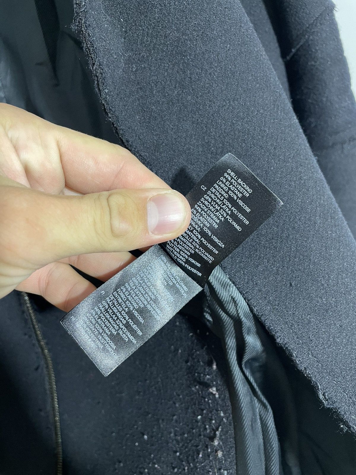Alexander Wang × H&M Alexander Wang x H&M wool biker jacket Size M / US 6-8 / IT 42-44 - 15 Thumbnail