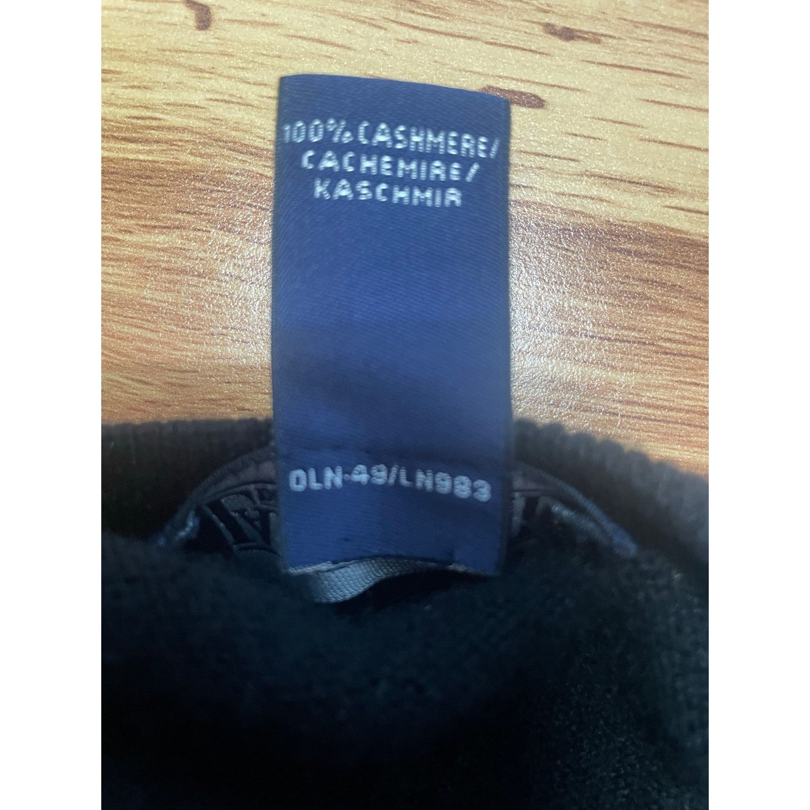 Lands' End × Vintage Lands End 100% Cashmere Sweater Black Vintage Mens XL Size US XL / EU 56 / 4 - 6 Thumbnail