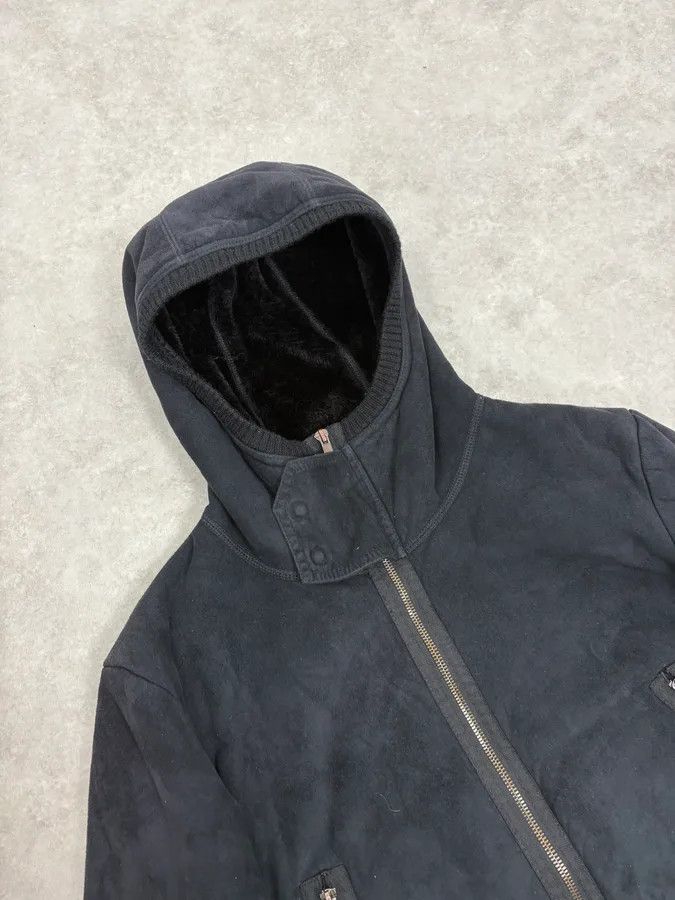 Emporio Armani FW2008 Emporio Armani Navy Shearling Jacket Size US S / EU 44-46 / 1 - 5 Thumbnail
