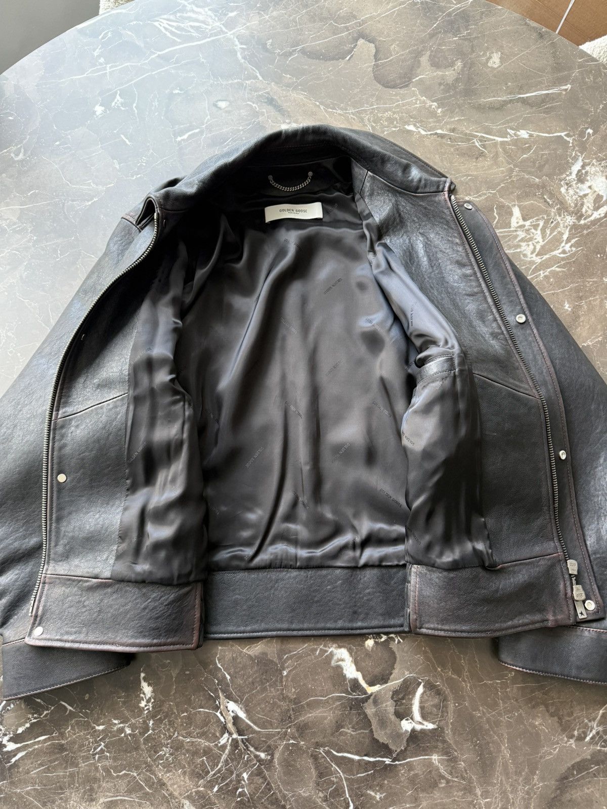 Golden Goose Golden Goose Bomber Jacket — Nappa Leather Size US L / EU 52-54 / 3 - 5 Thumbnail