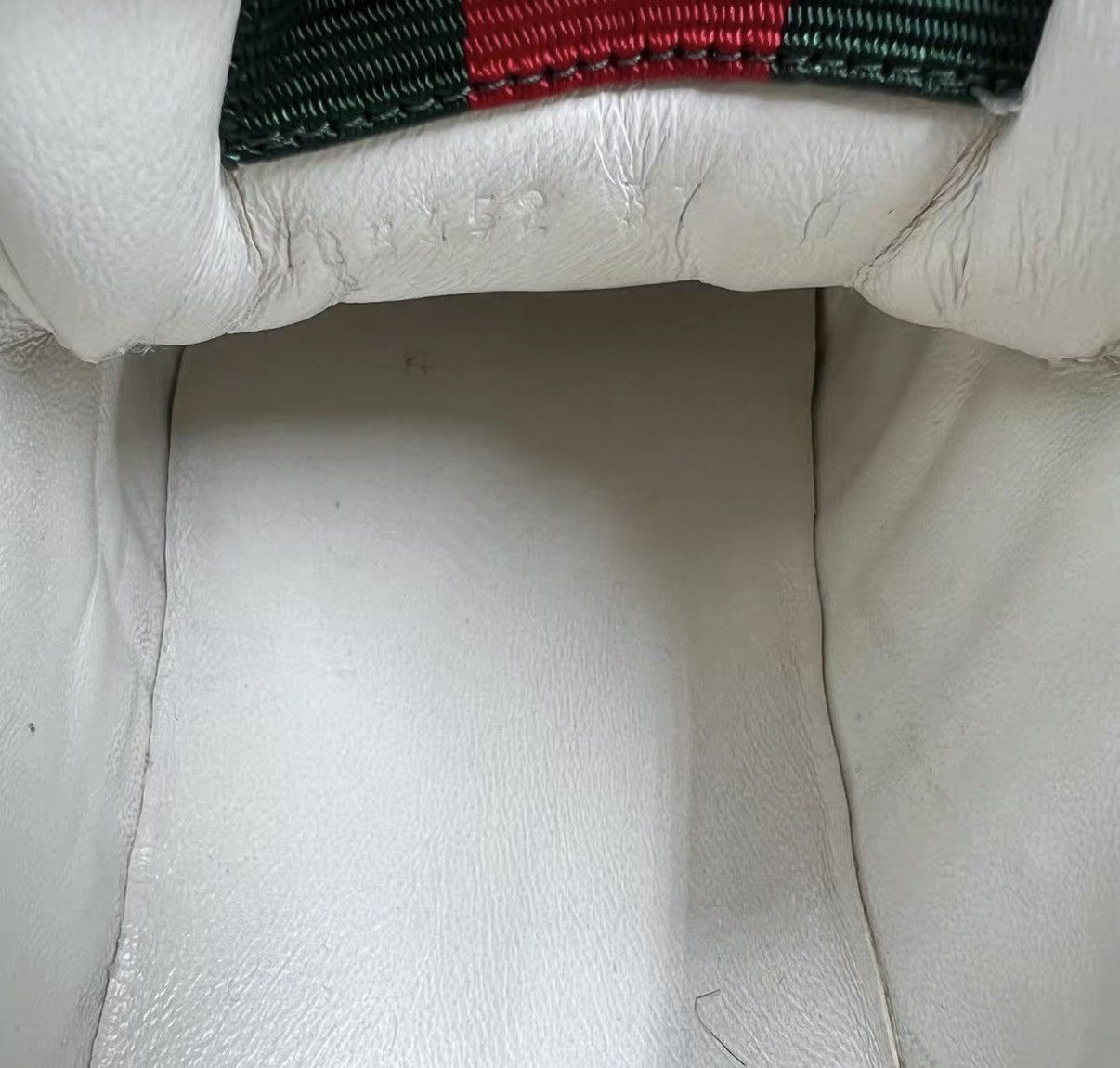 Gucci Gucci Re-Web Beige & Green Monogram Sneakers J41 Size US 7 / IT 37 - 6 Thumbnail