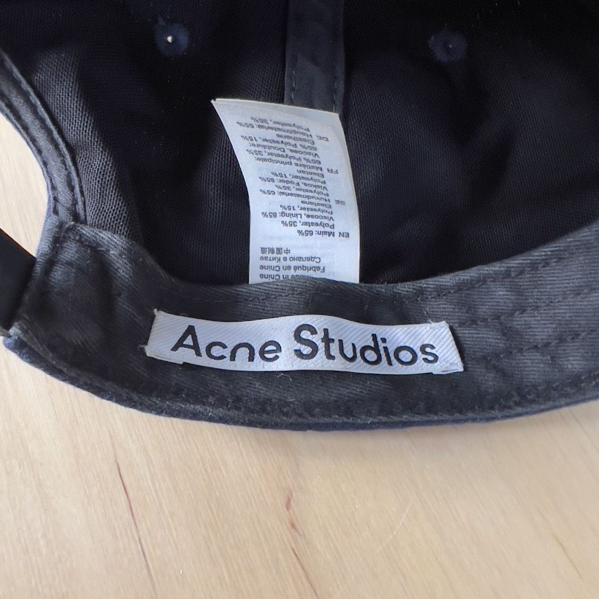 Acne Studios Ball Cap w branded piping Size ONE SIZE - 3 Thumbnail