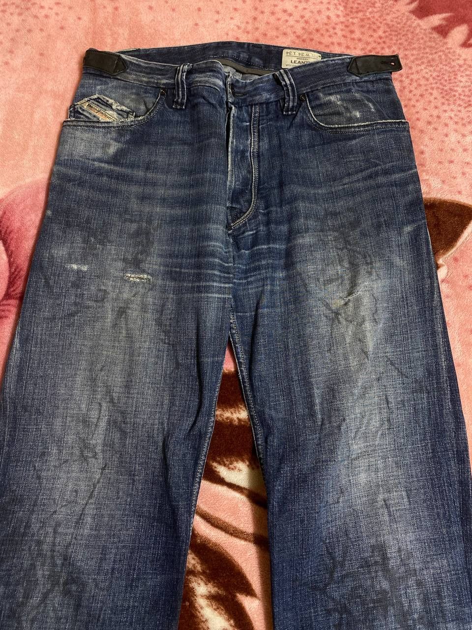 Diesel Vintage 90s Y2K Distressed Diesel Leanty Jeans baggy pants Size US 34 / EU 50 - 14 Thumbnail
