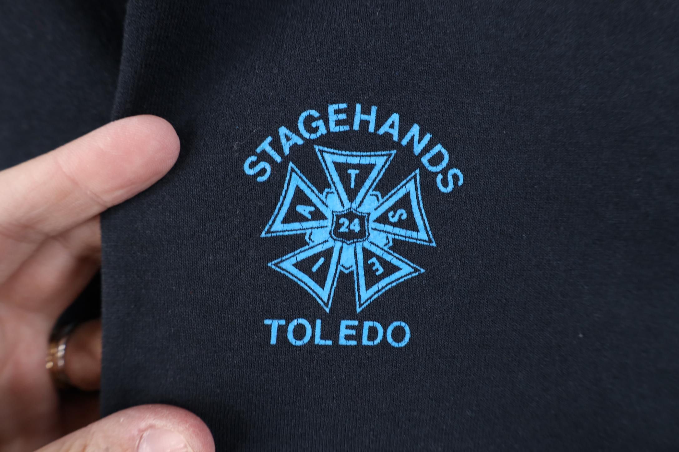 Vintage Vintage 90s Y2K Stagehands Local 24 Long Sleeve T-Shirt Size US XL / EU 56 / 4 - 4 Thumbnail