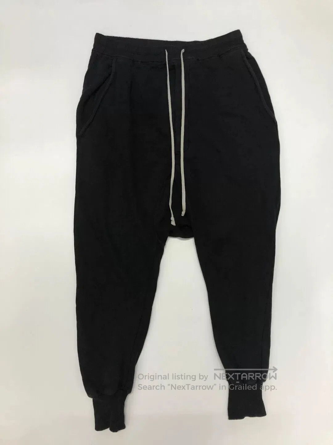 Rick Owens Rick Owens Black Tapered Pants. Size US 26 / EU 42 - 1 Thumbnail