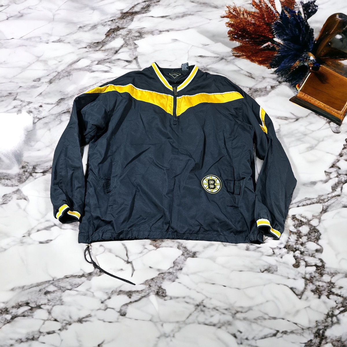 Vintage Vintage Rival NHL Boston Bruins jacket XL black Size US XL / EU 56 / 4 - 1 Thumbnail