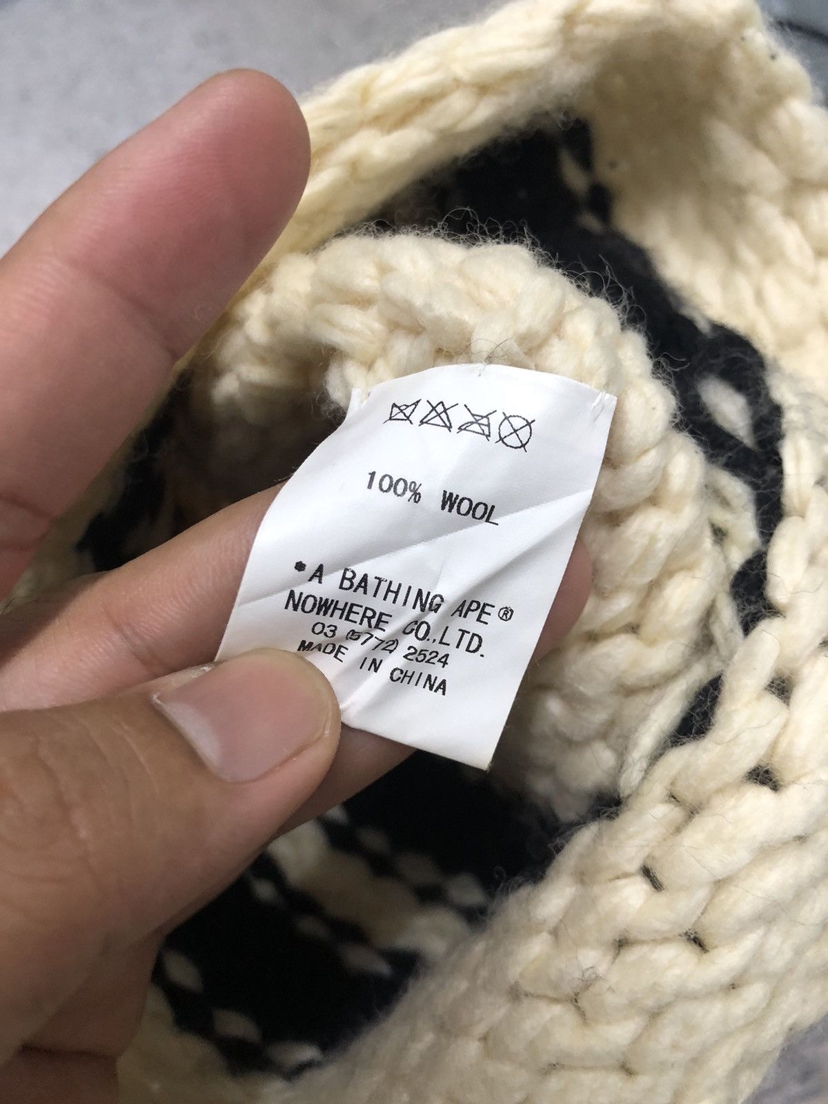 Bape Vintage Bape Knit Beanie Size ONE SIZE - 6 Thumbnail