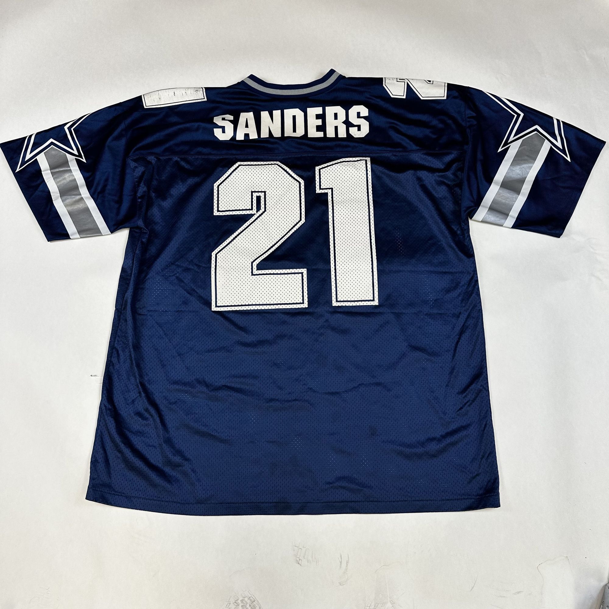 Logo Athletic Dallas Cowboys Deion Sanders #21 Logo Athletic Jersey XL Blu Size US XL / EU 56 / 4 - 2 Thumbnail