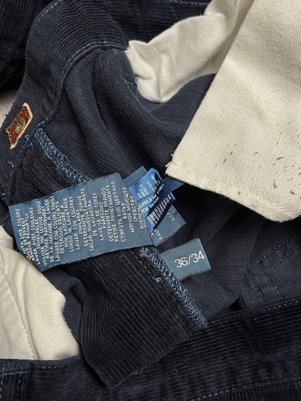 Polo Ralph Lauren Vintage Polo Ralph Lauren Velvet Baggy Pants Y2K 36x34 Size US 36 / EU 52 - 10 Thumbnail