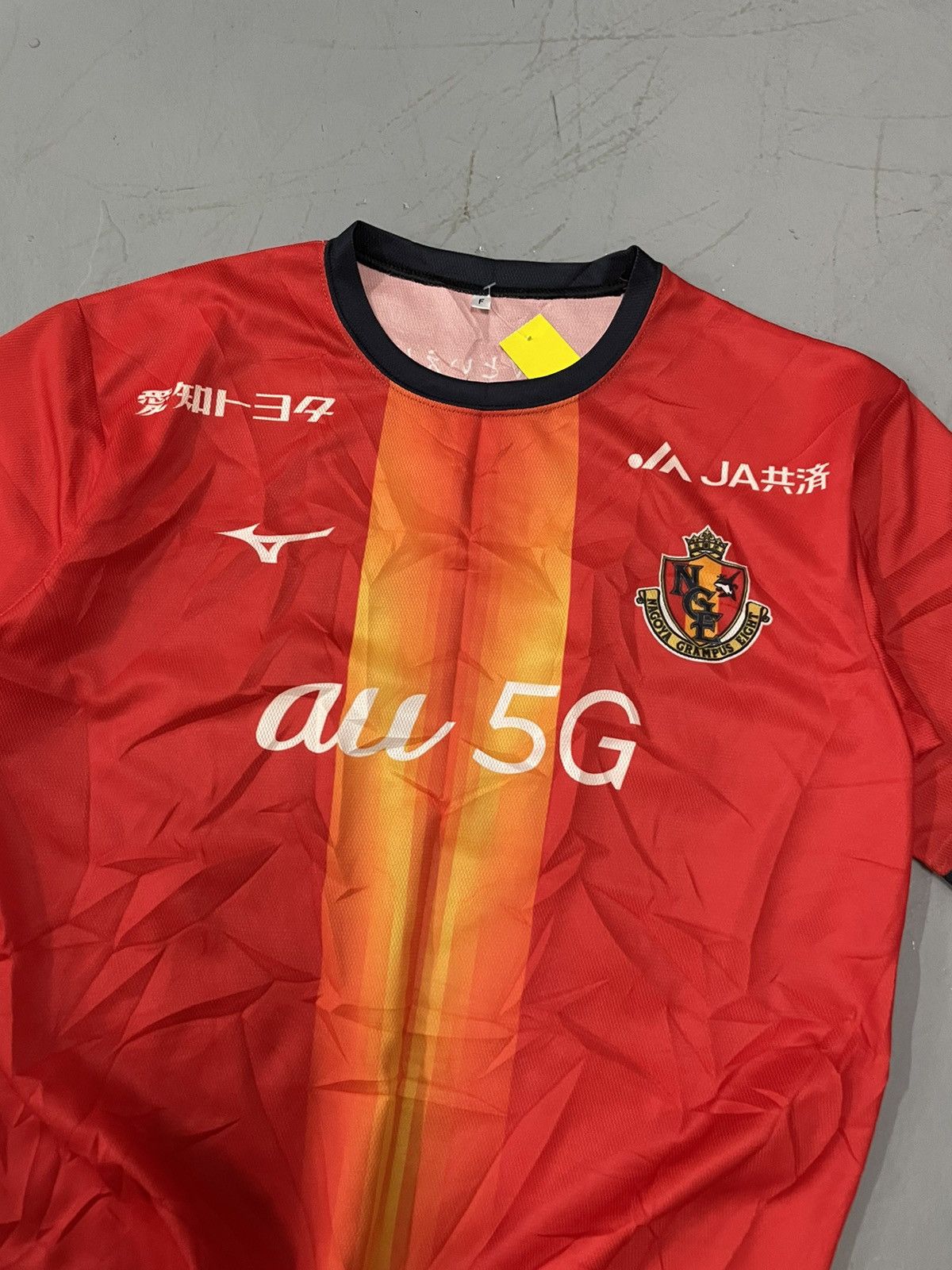 Mizuno J1 League Japan Soccer Nagoya Grampus Eight AU 5G Jersey Size US M / EU 48-50 / 2 - 2 Thumbnail