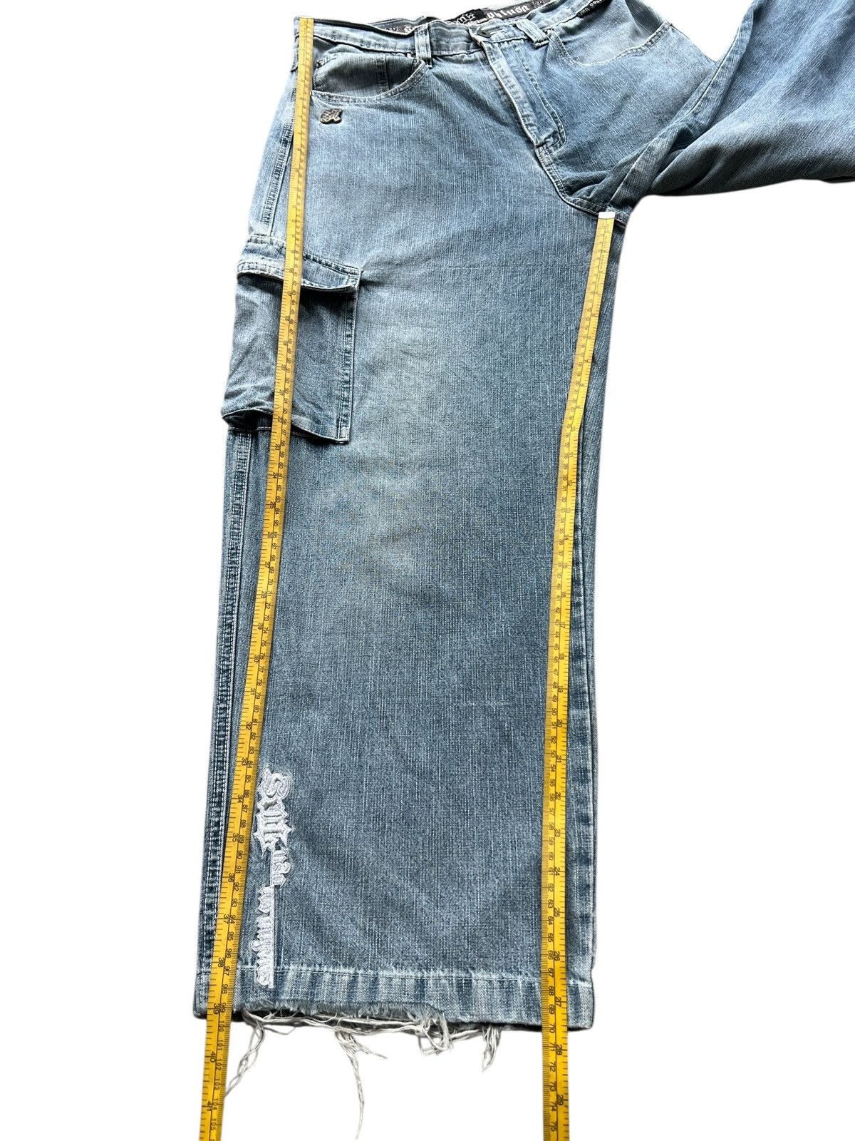 Japanese Brand Y2K Los Angeles Soul Distressed Wide Baggy Pants Size US 31 - 11 Thumbnail
